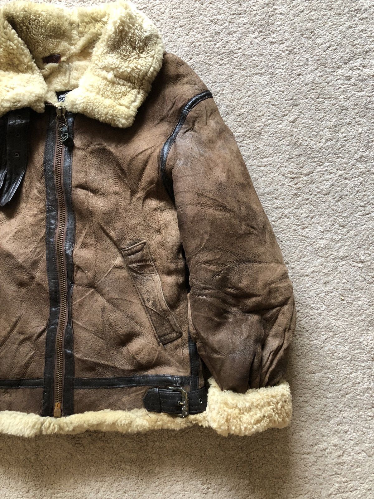 Avirex 1986 Avirex Type B-3 Sheepskin Flight Jacket Size US S / EU 44-46 / 1 - 2 Thumbnail