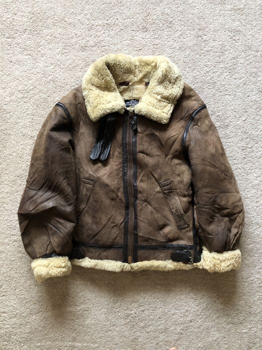 Schott 1986 Avirex Type B-3 Sheepskin Flight Jacket | Grailed