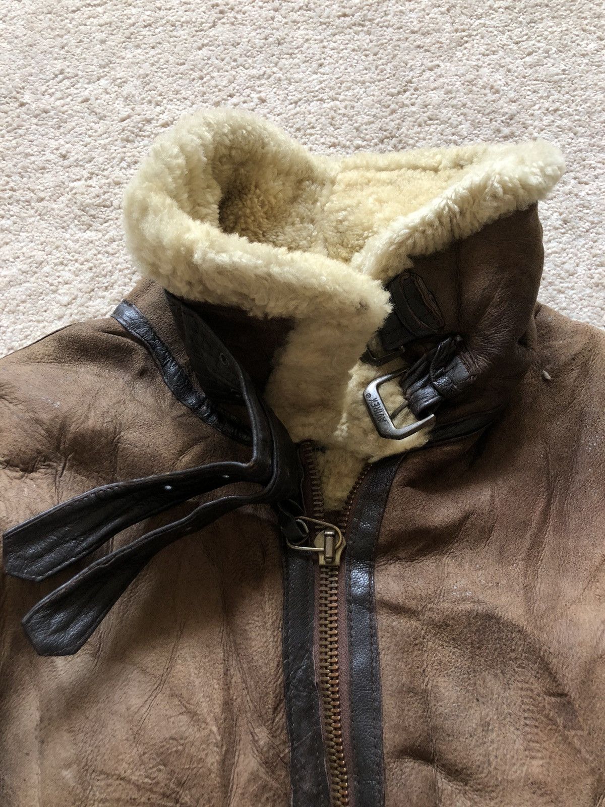 Avirex 1986 Avirex Type B-3 Sheepskin Flight Jacket Size US S / EU 44-46 / 1 - 5 Thumbnail