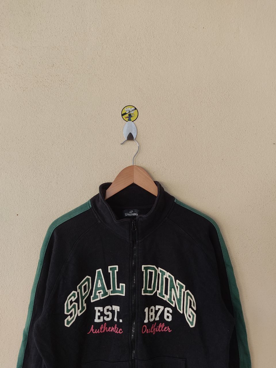 Spalding × Vintage VINTAGE SPALDING BIG LOGO ZIP UP SWEATSHIRT Size US M / EU 48-50 / 2 - 2 Thumbnail