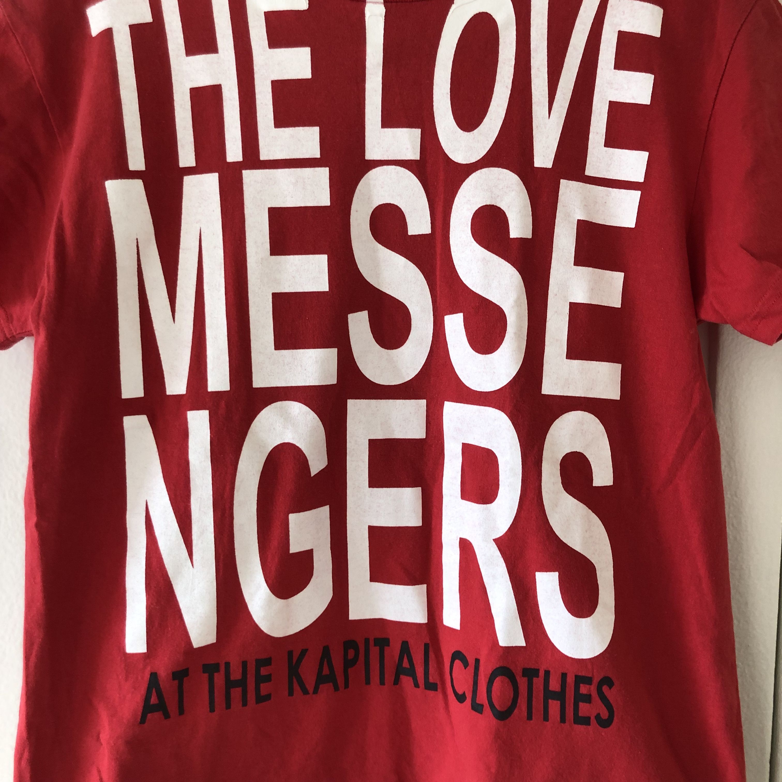 Kapital Kapital The Love Messengers Tee Size US S / EU 44-46 / 1 - 3 Thumbnail