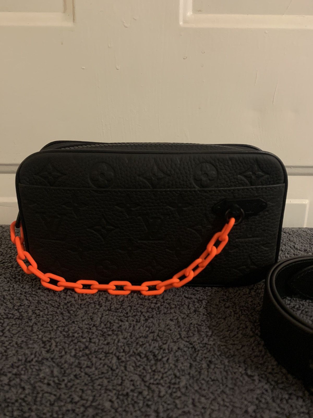 black braided golf belt