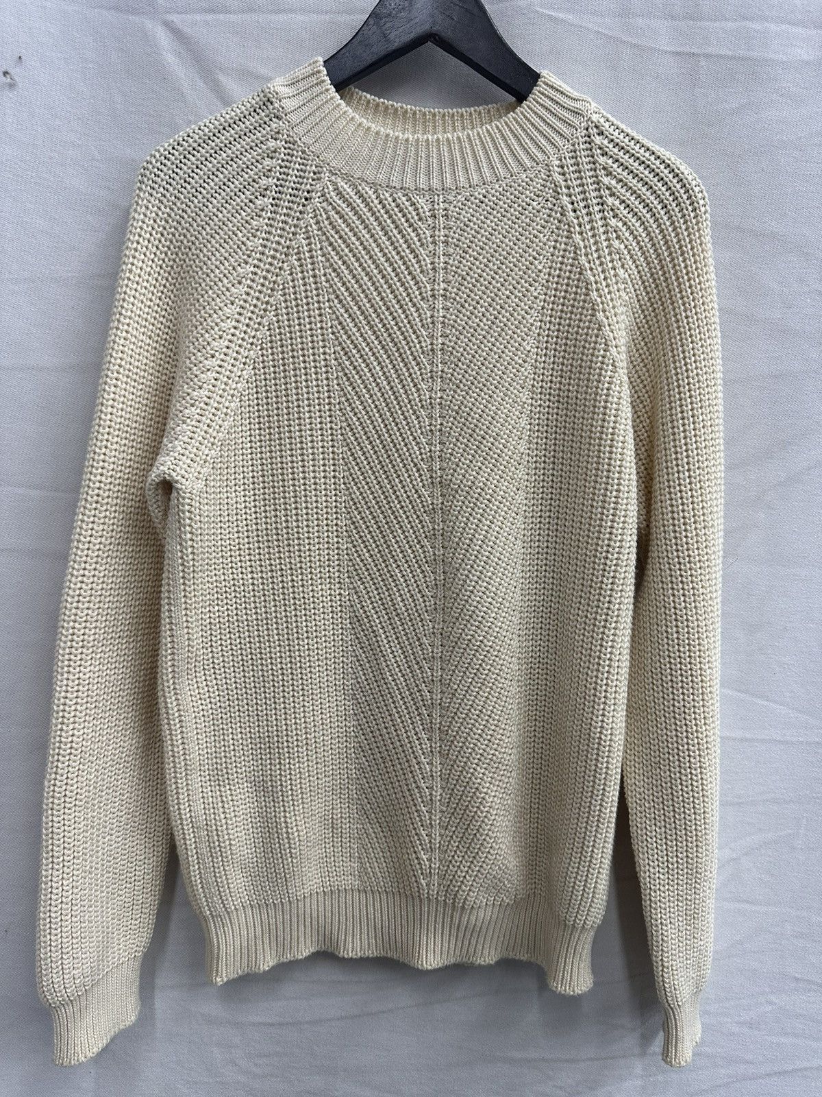 A.P.C. A.P.C. Cable Knit Sweater Cream Medium Size US M / EU 48-50 / 2 - 1 Thumbnail