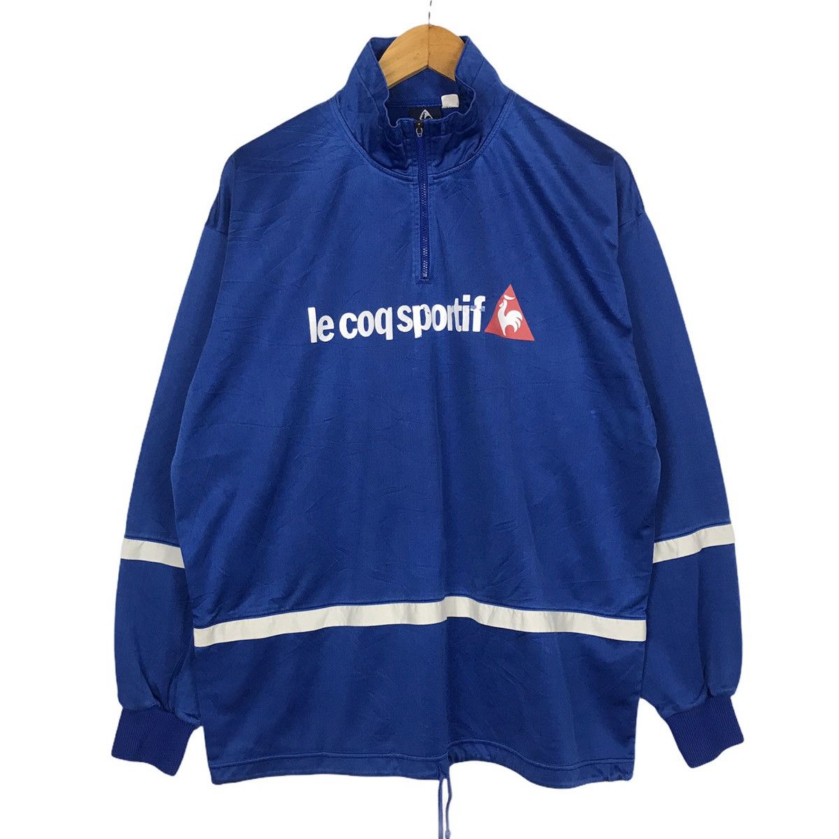 Le Coq Sportif × Vintage 🔥STEALS🔥 Vintage 90s Le Coq Sportif Big Logo Half Zip Size US L / EU 52-54 / 3 - 2 Thumbnail