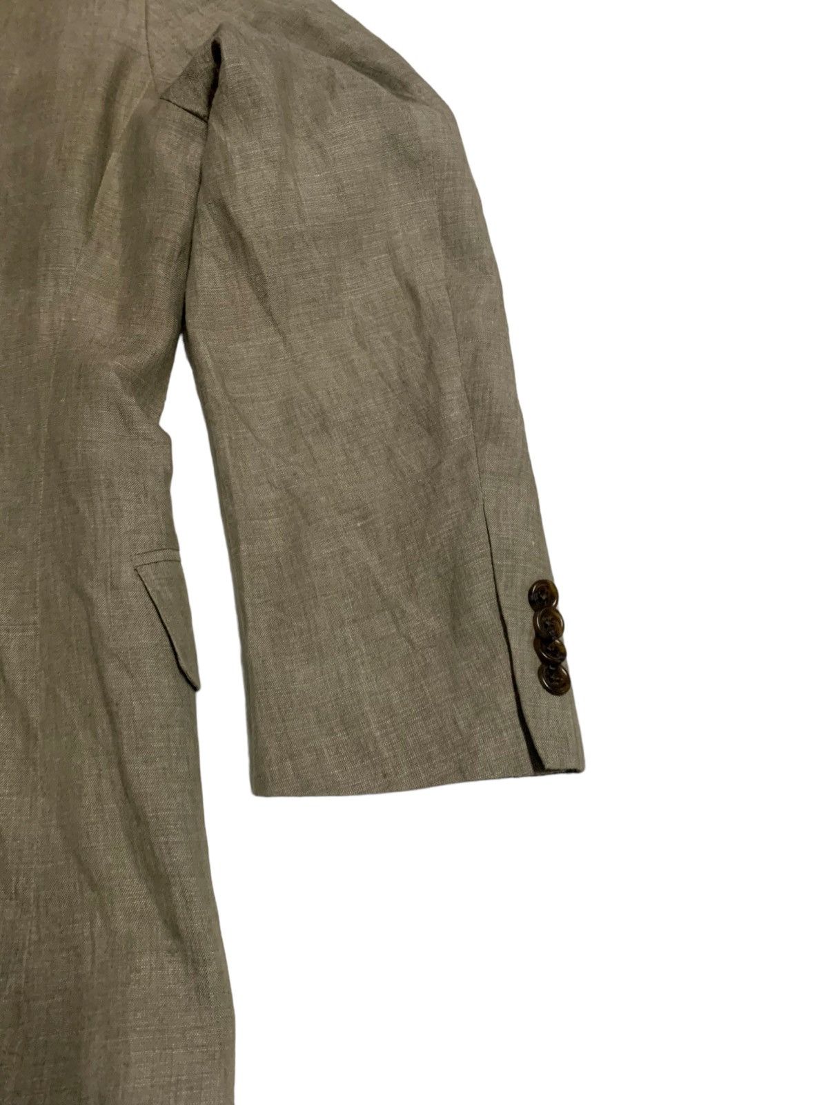 Lands' End Japanese Brand Lands End X Baird Mcnutt Beige Blazer Jacket Size 40R - 12 Thumbnail