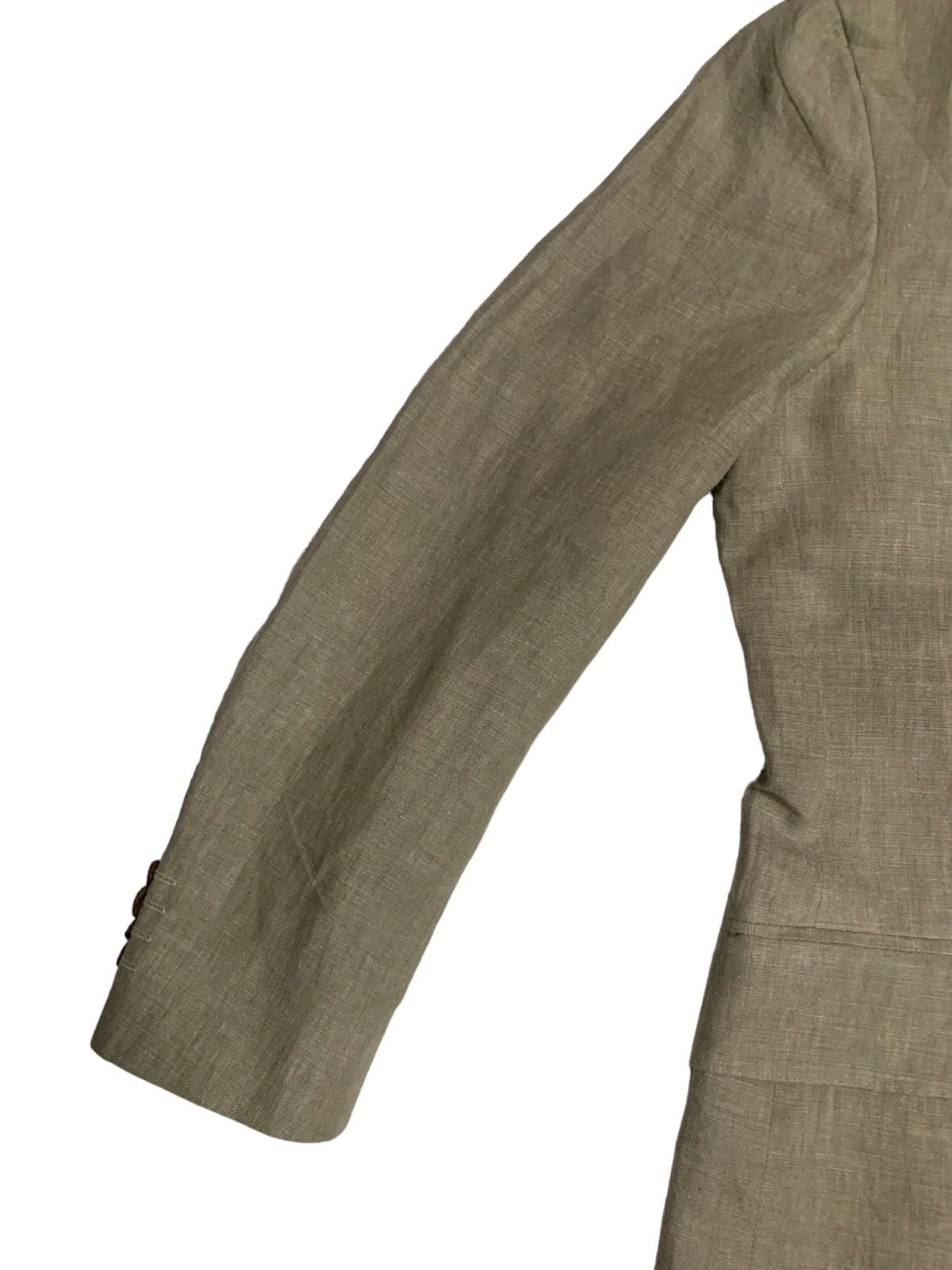 Lands' End Japanese Brand Lands End X Baird Mcnutt Beige Blazer Jacket Size 40R - 8 Thumbnail