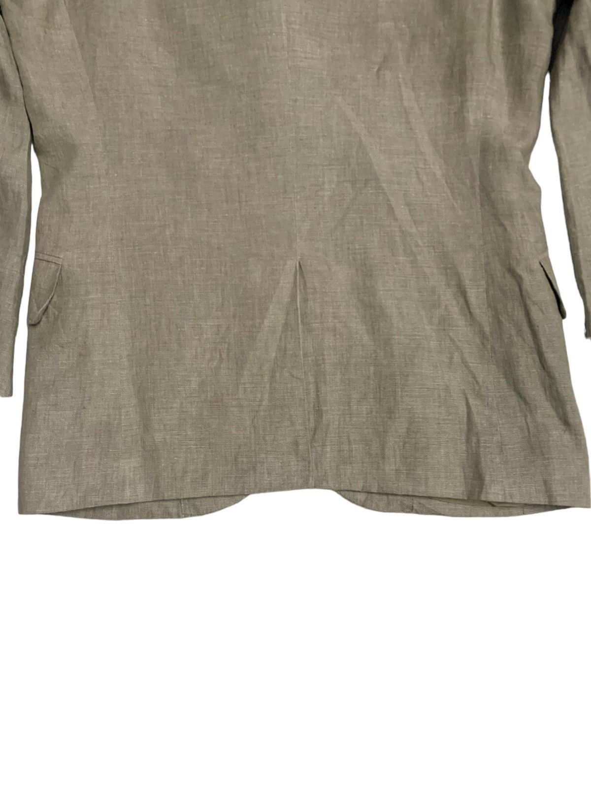 Lands' End Japanese Brand Lands End X Baird Mcnutt Beige Blazer Jacket Size 40R - 11 Thumbnail