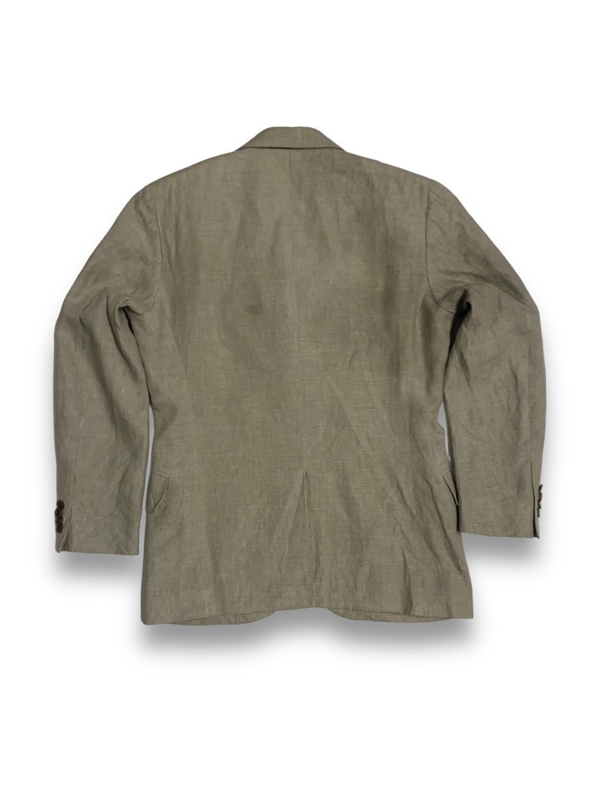 Lands' End Japanese Brand Lands End X Baird Mcnutt Beige Blazer Jacket Size 40R - 2 Thumbnail