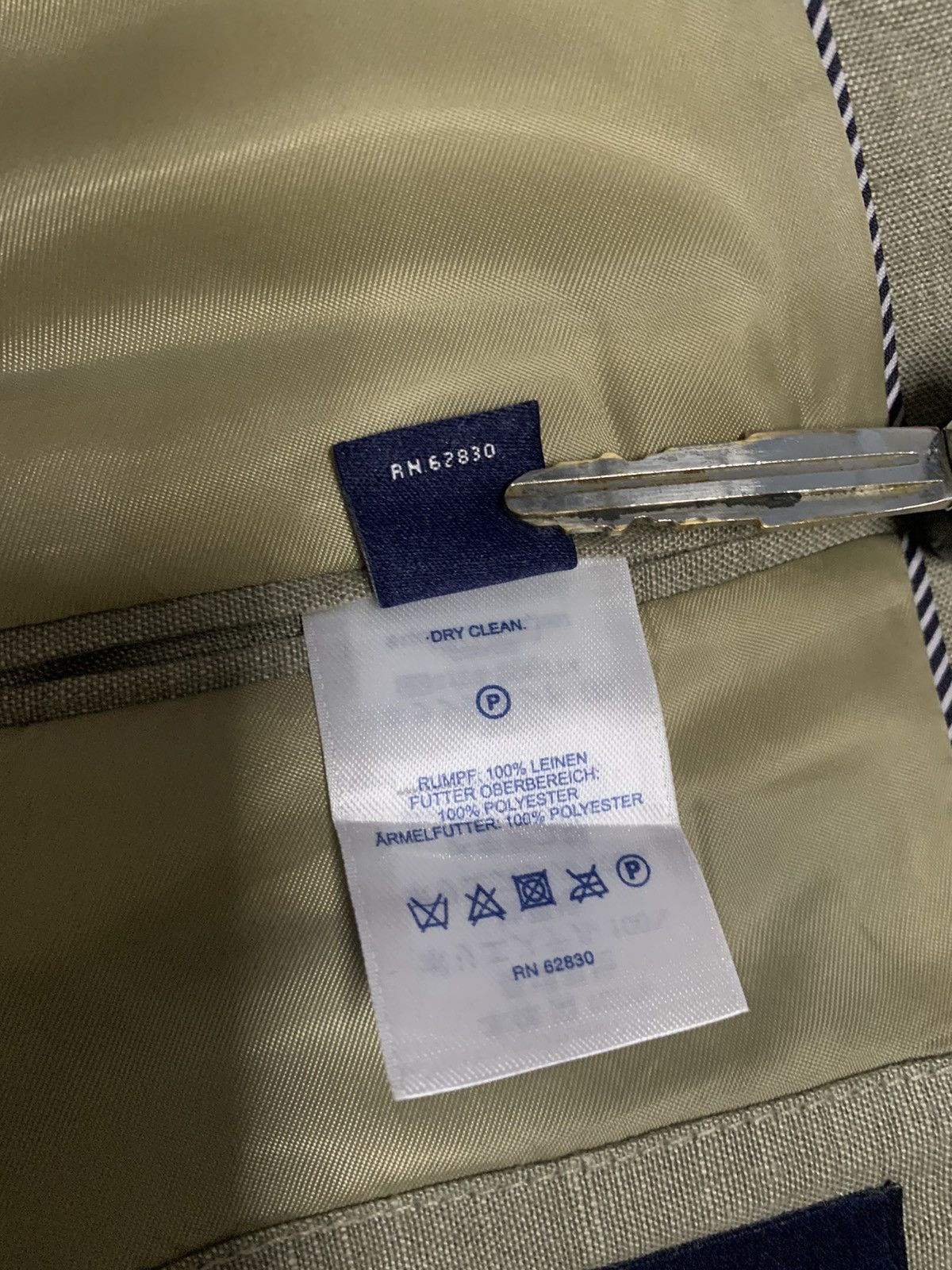 Lands' End Japanese Brand Lands End X Baird Mcnutt Beige Blazer Jacket Size 40R - 20 Thumbnail