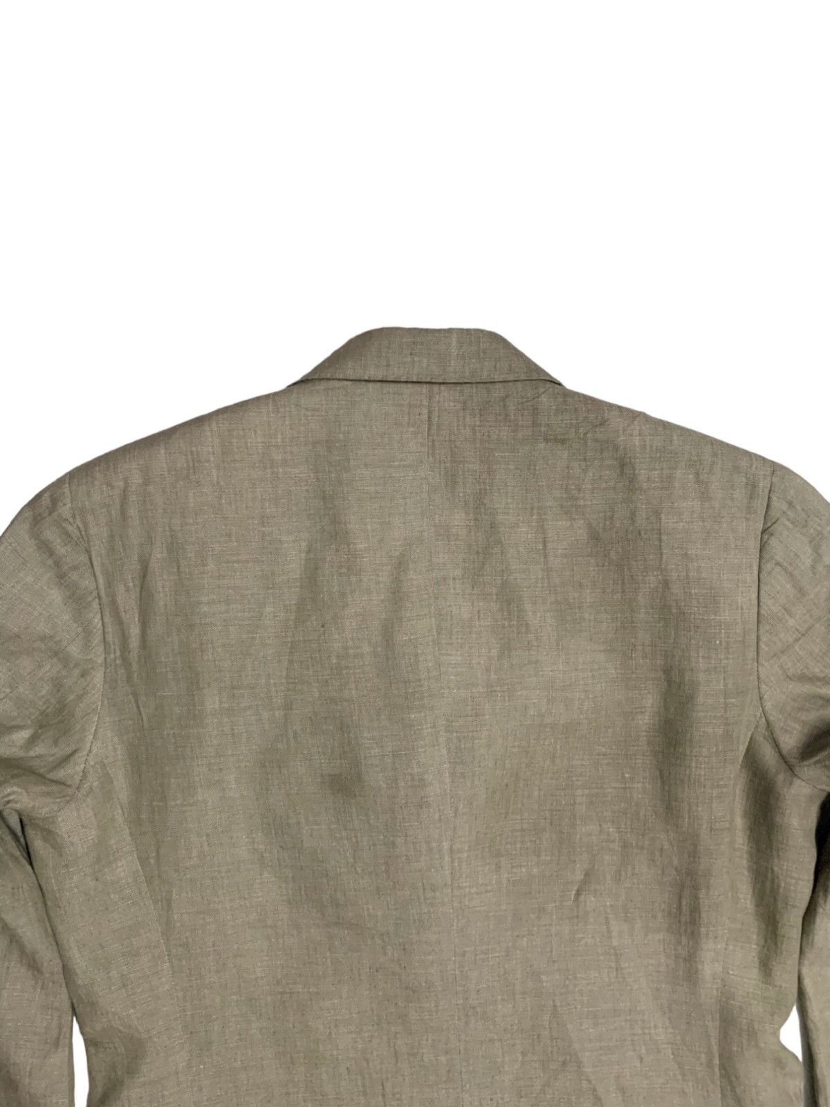 Lands' End Japanese Brand Lands End X Baird Mcnutt Beige Blazer Jacket Size 40R - 10 Thumbnail
