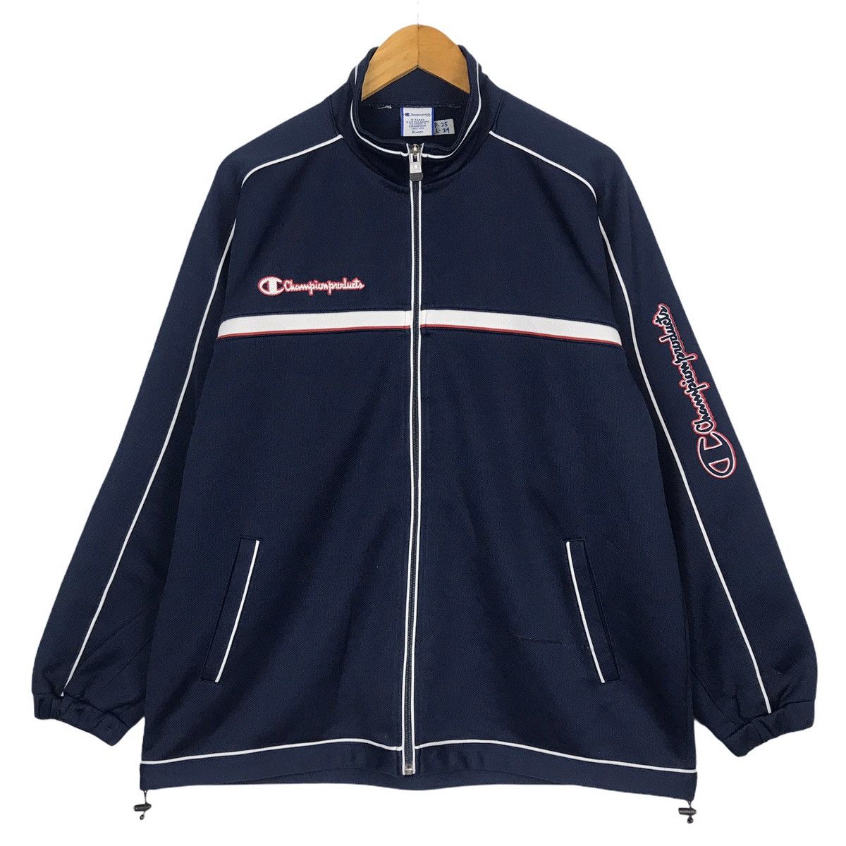 Champion × Vintage Vintage 90s Champion Champion Products Track Top Size US XL / EU 56 / 4 - 1 Thumbnail