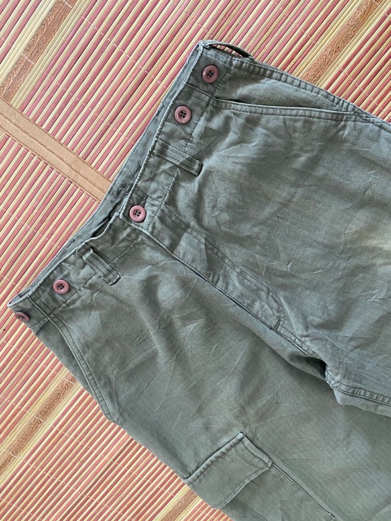 Japanese Brand RARE🔥Japanese Cargo Pants Multi Pocket Bondage Parachute Size US 29 - 6 Thumbnail