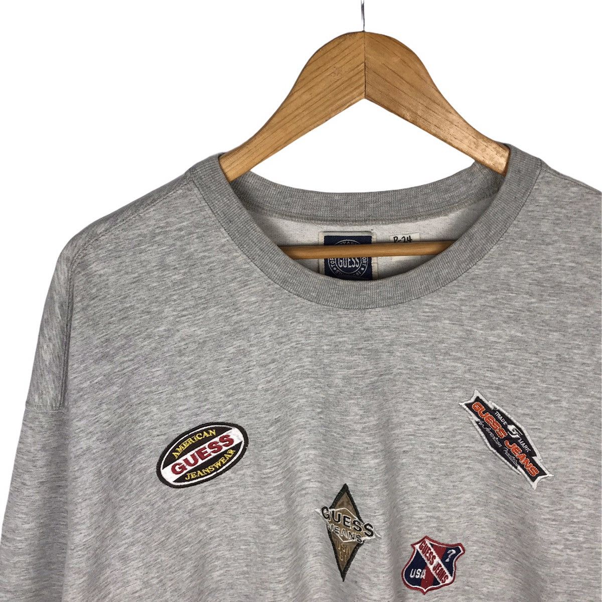 Guess × Vintage Vintage 90s GUESS JEANS Embroidered Multi Logo Size US L / EU 52-54 / 3 - 3 Thumbnail