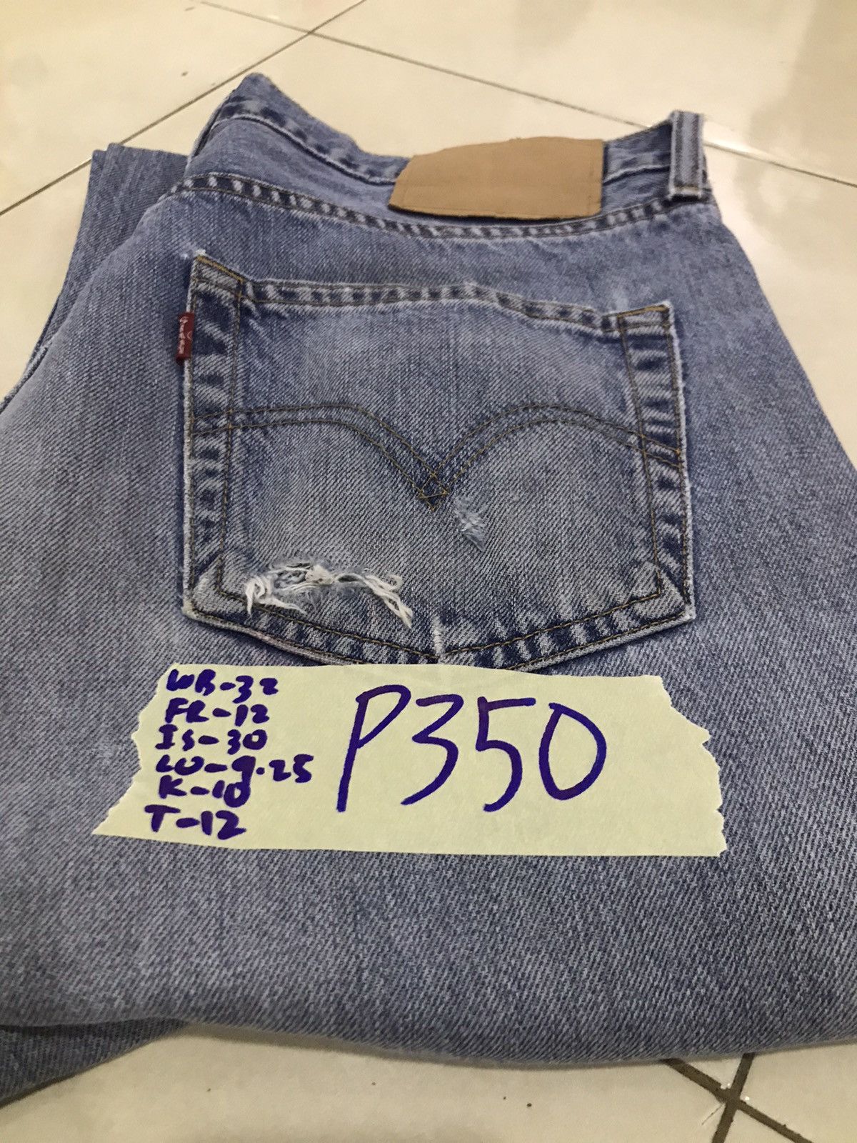 Levi's Vintage Levis Distressed Denim jeans pants Size US 32 / EU 48 - 23 Thumbnail