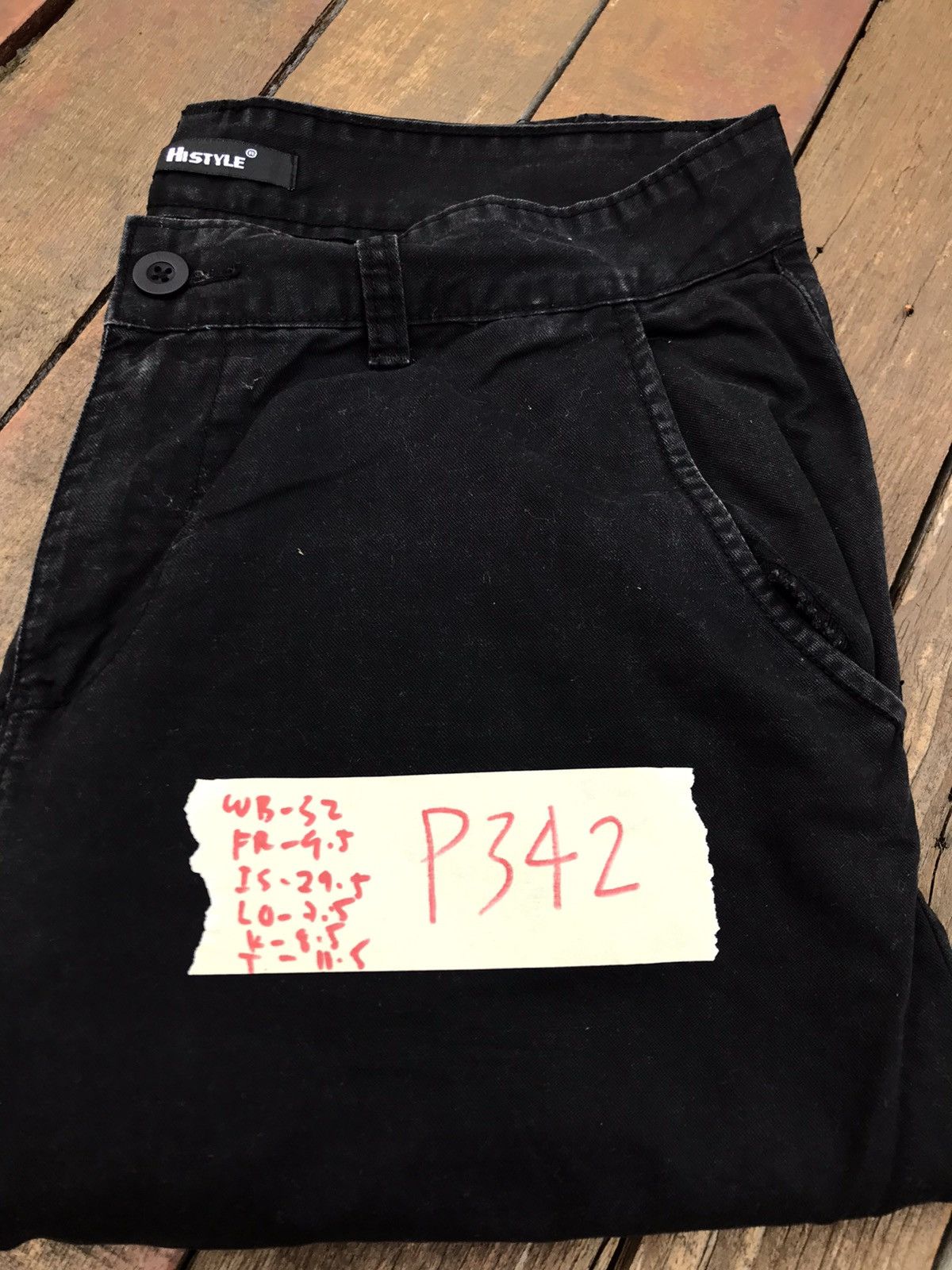Japanese Brand Hi Style slim fit chinos trouser pants Size US 32 / EU 48 - 11 Thumbnail