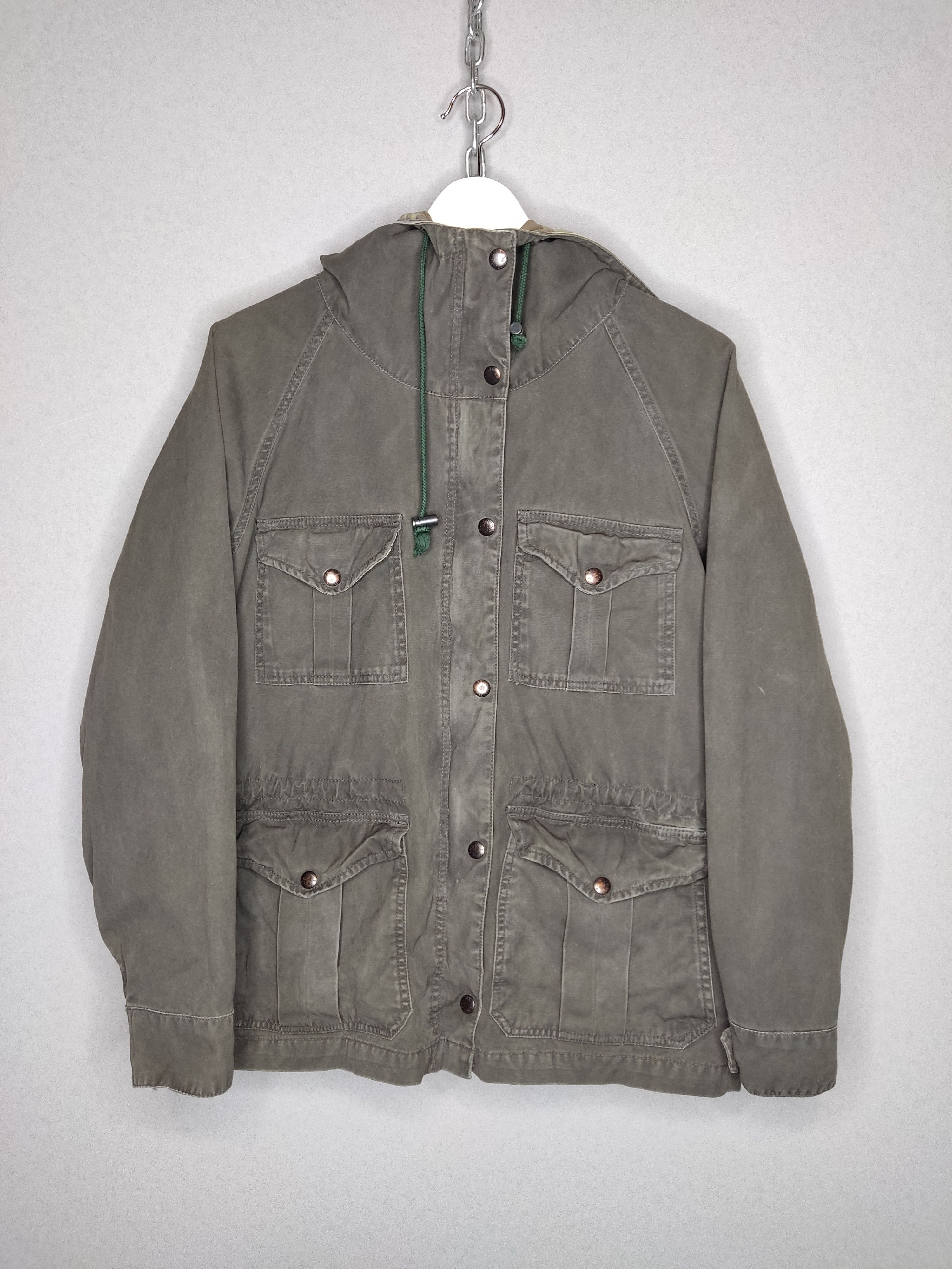 image of Denim And Supply Ralph Lauren x Military VTG Denim & Supply Ralph Laurent Military Jacket in Dark G