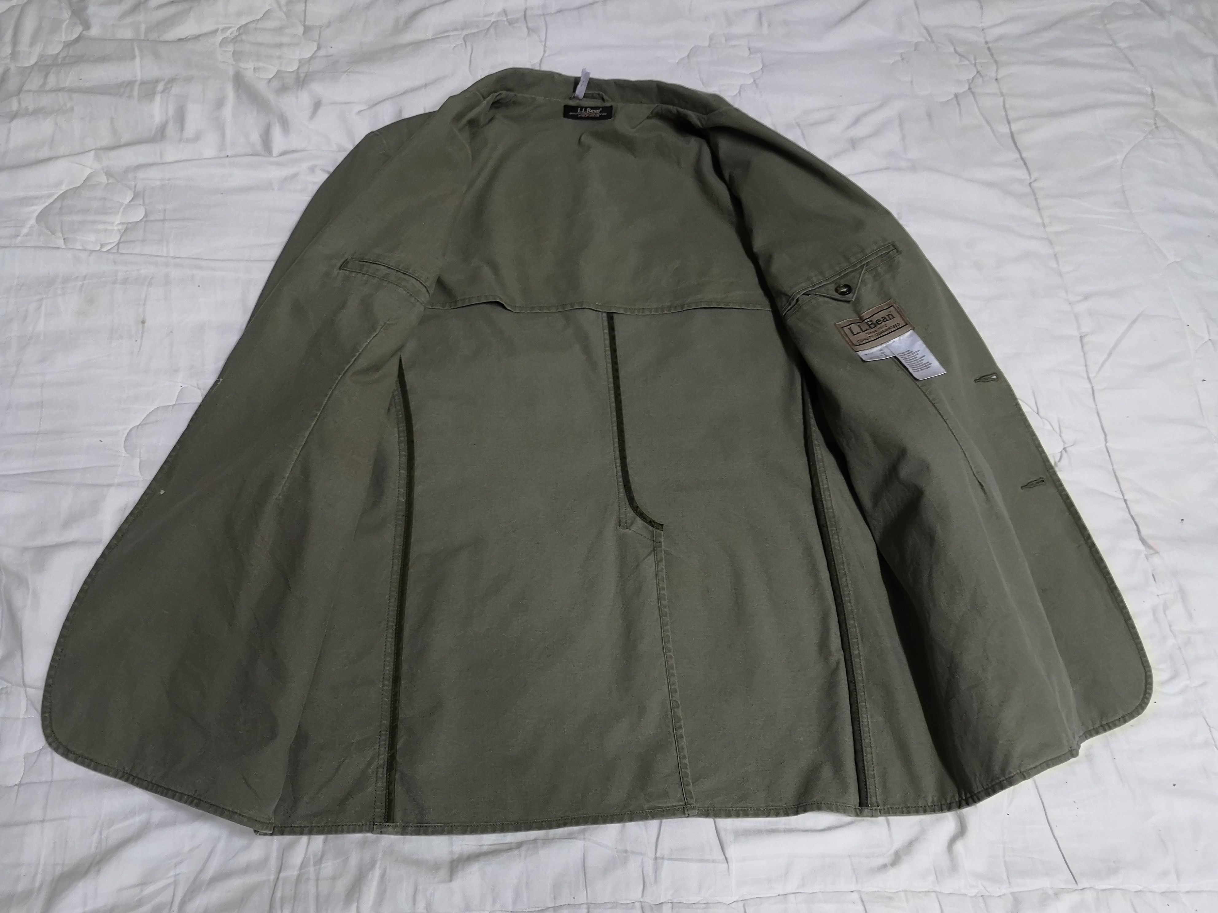 L.L. Bean Double Pocket Jacket Green Colour Size 42R - 5 Thumbnail