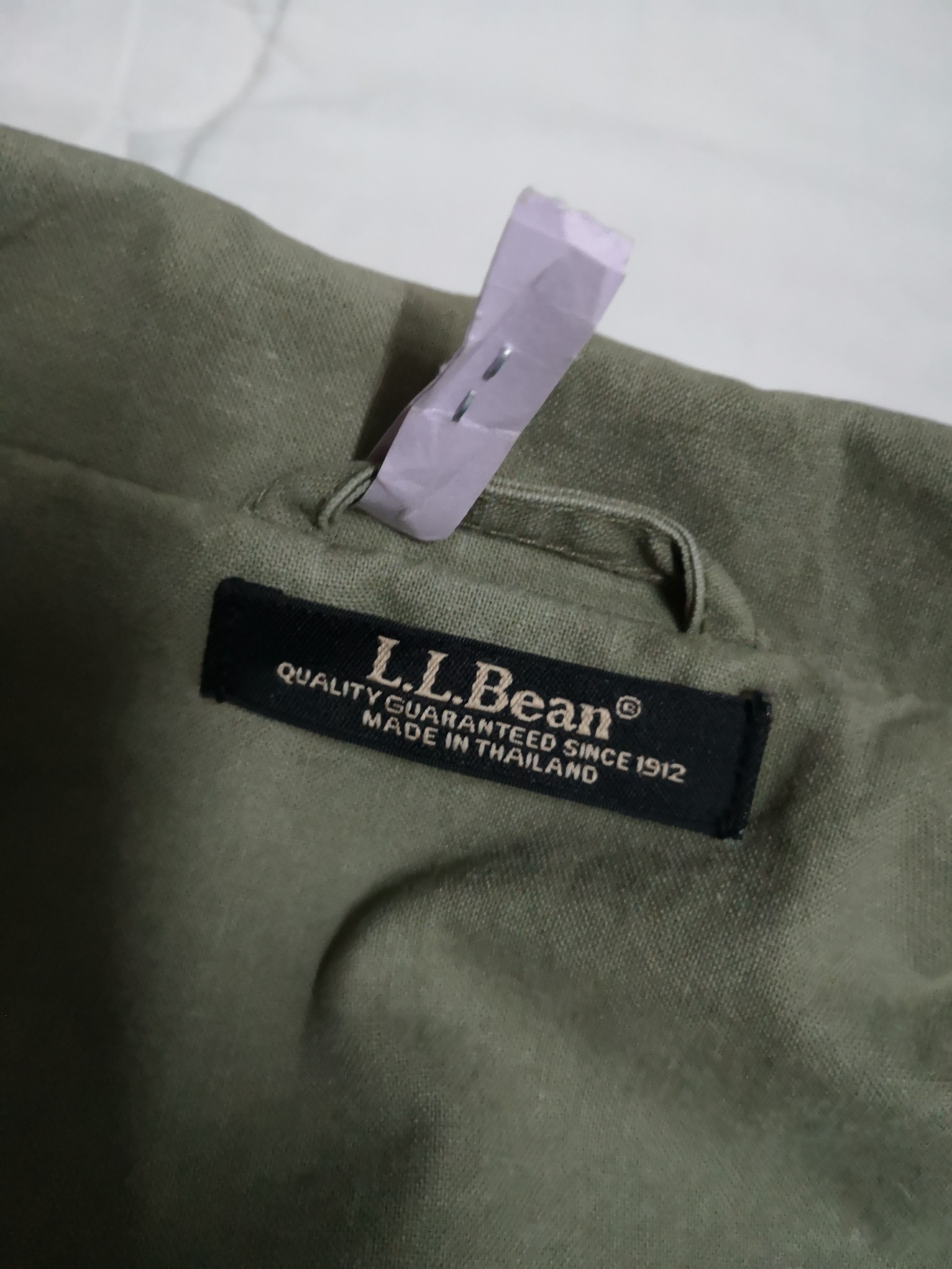 L.L. Bean Double Pocket Jacket Green Colour Size 42R - 9 Thumbnail