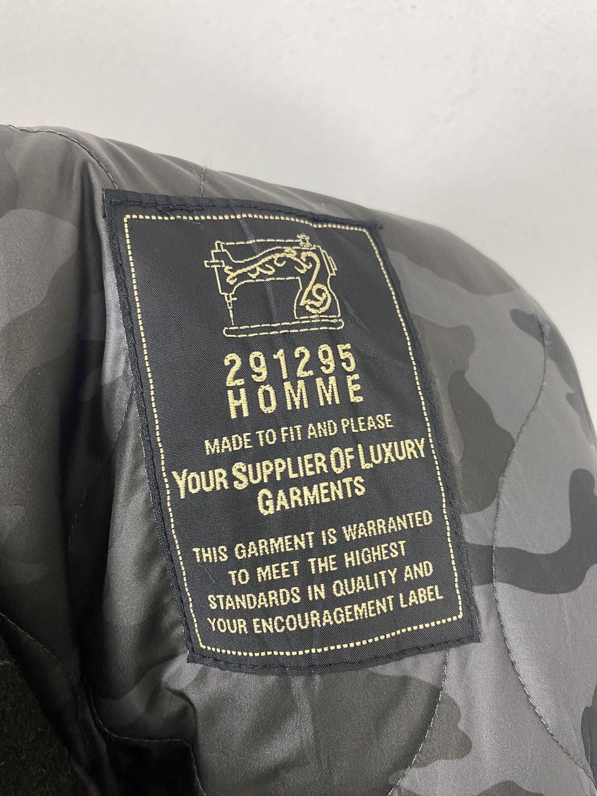 Japanese Brand 291295 HOMME MILITARY COAT NICE DESIGN Size US M / EU 48-50 / 2 - 13 Thumbnail