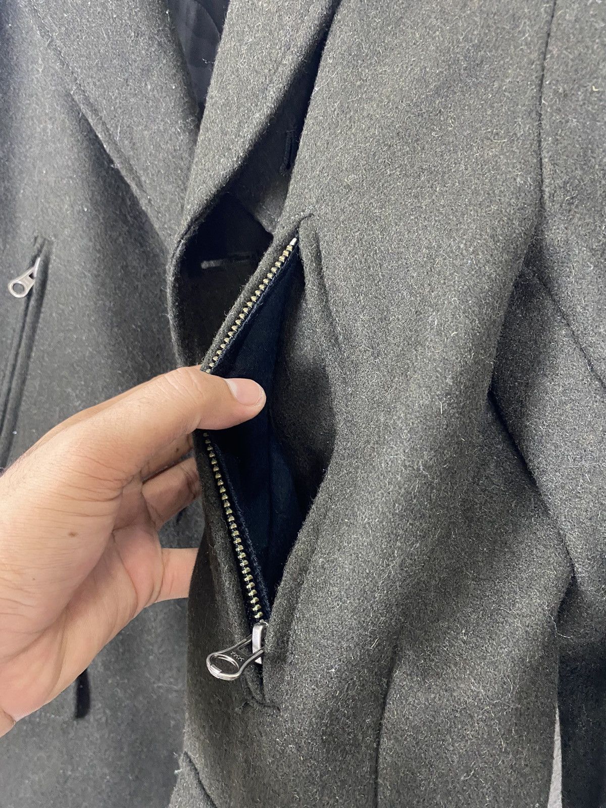 Japanese Brand 291295 HOMME MILITARY COAT NICE DESIGN Size US M / EU 48-50 / 2 - 12 Thumbnail