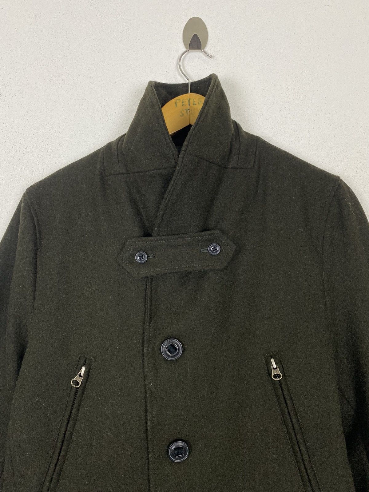 Japanese Brand 291295 HOMME MILITARY COAT NICE DESIGN Size US M / EU 48-50 / 2 - 7 Thumbnail
