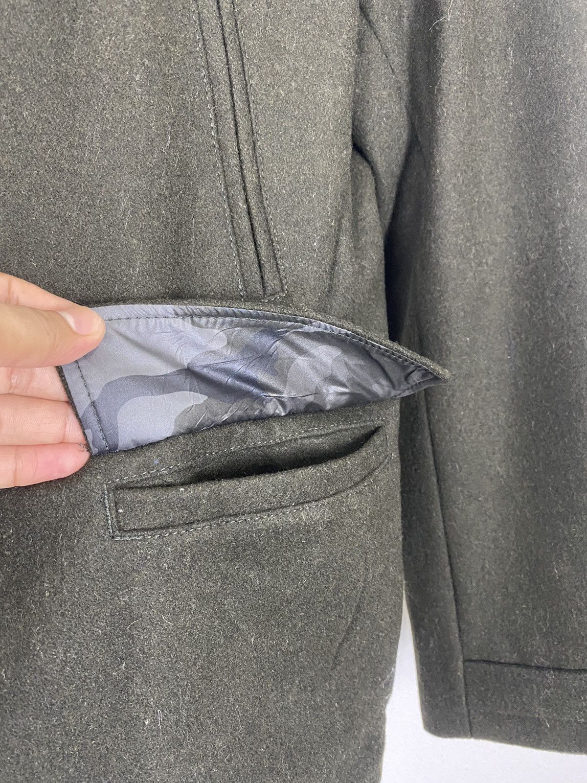 Japanese Brand 291295 HOMME MILITARY COAT NICE DESIGN Size US M / EU 48-50 / 2 - 11 Thumbnail