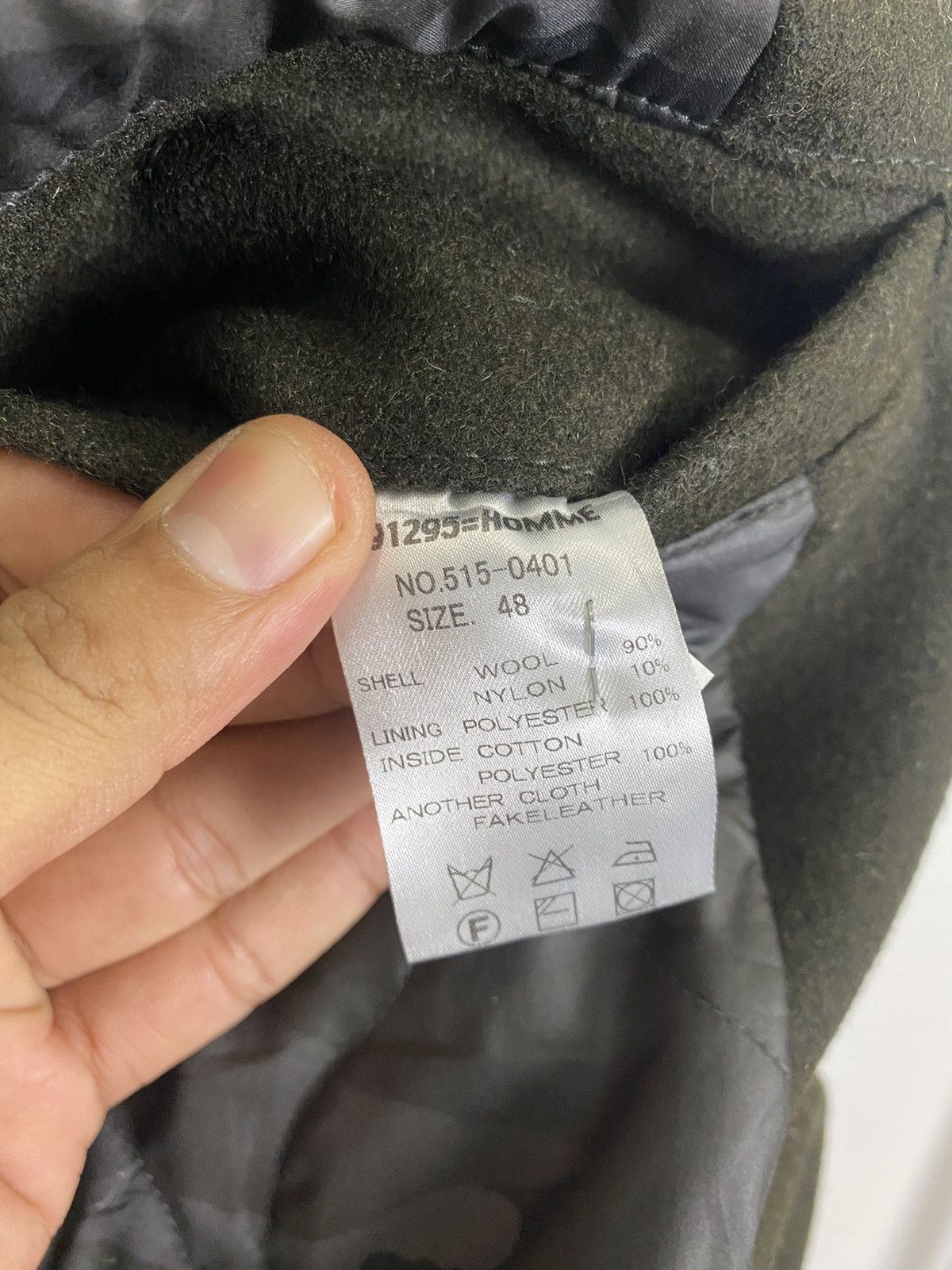Japanese Brand 291295 HOMME MILITARY COAT NICE DESIGN Size US M / EU 48-50 / 2 - 14 Thumbnail