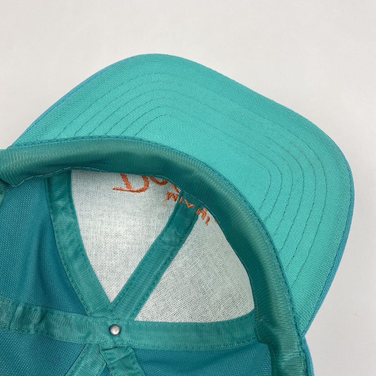 NFL 1980’s Vintage Miami Dolphins Script Snap Back Cap Size ONE SIZE - 7 Thumbnail