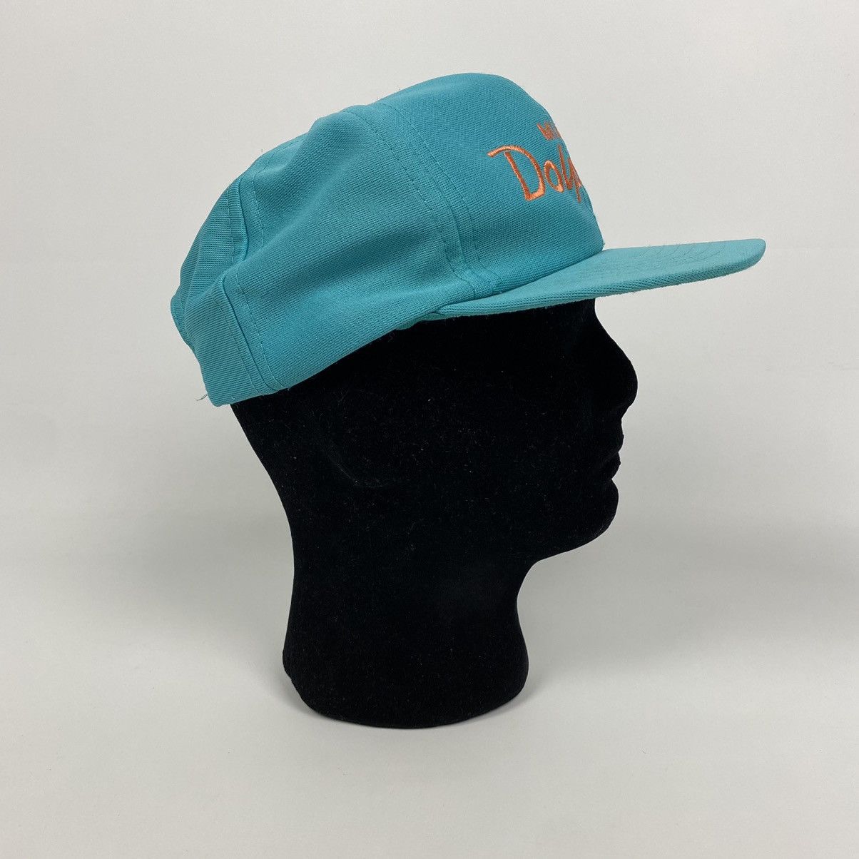 NFL 1980’s Vintage Miami Dolphins Script Snap Back Cap Size ONE SIZE - 2 Thumbnail