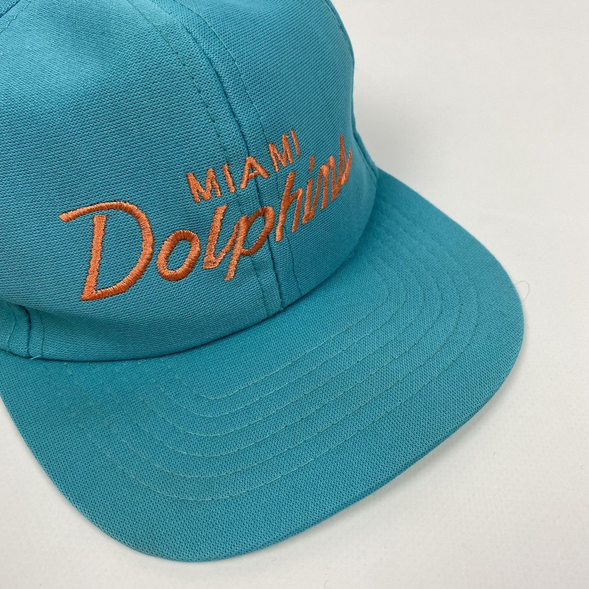 NFL 1980’s Vintage Miami Dolphins Script Snap Back Cap Size ONE SIZE - 5 Thumbnail