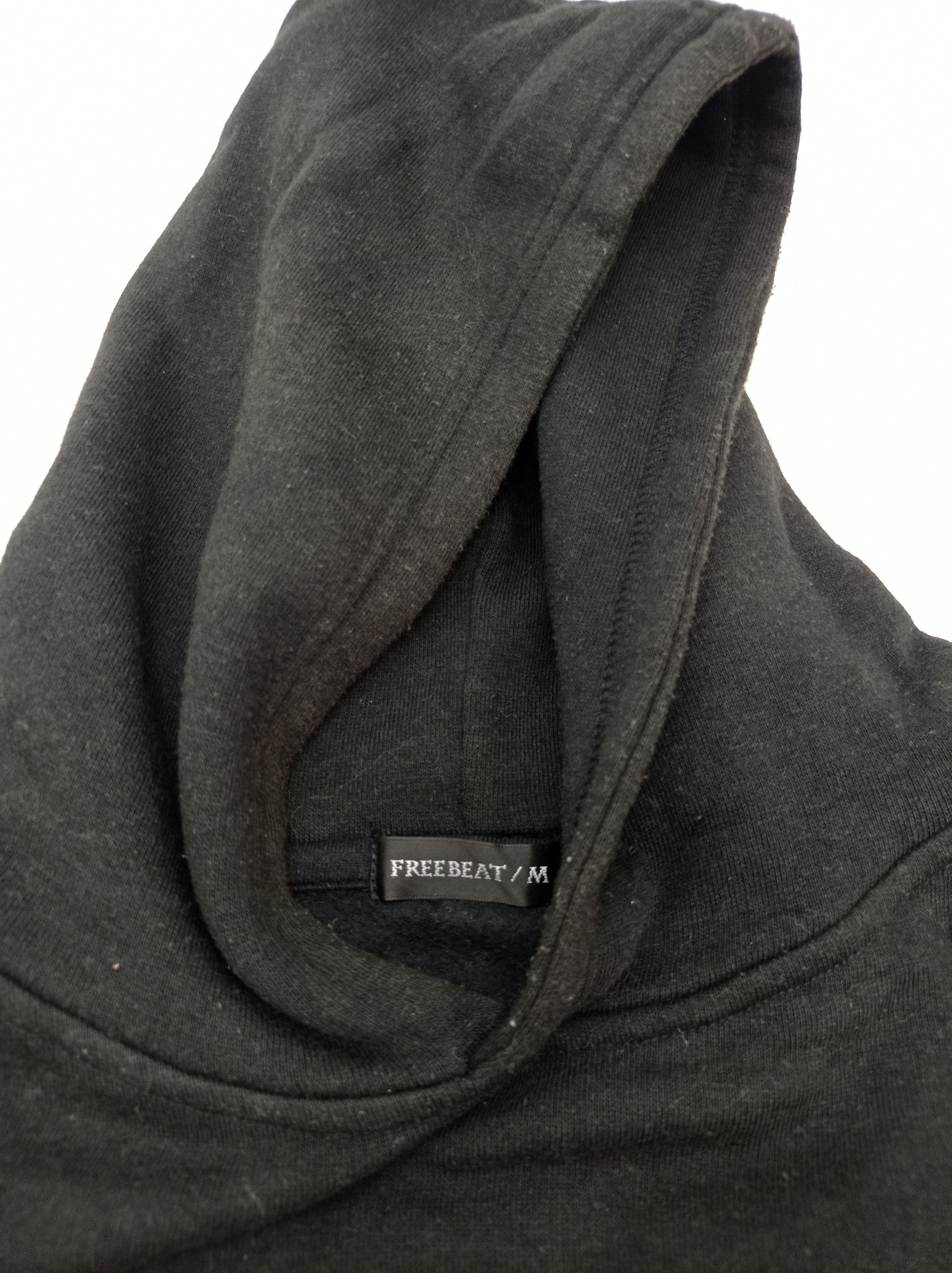 Japanese Brand Freebeat Black Hoodie Sweatshirt Size US M / EU 48-50 / 2 - 6 Thumbnail