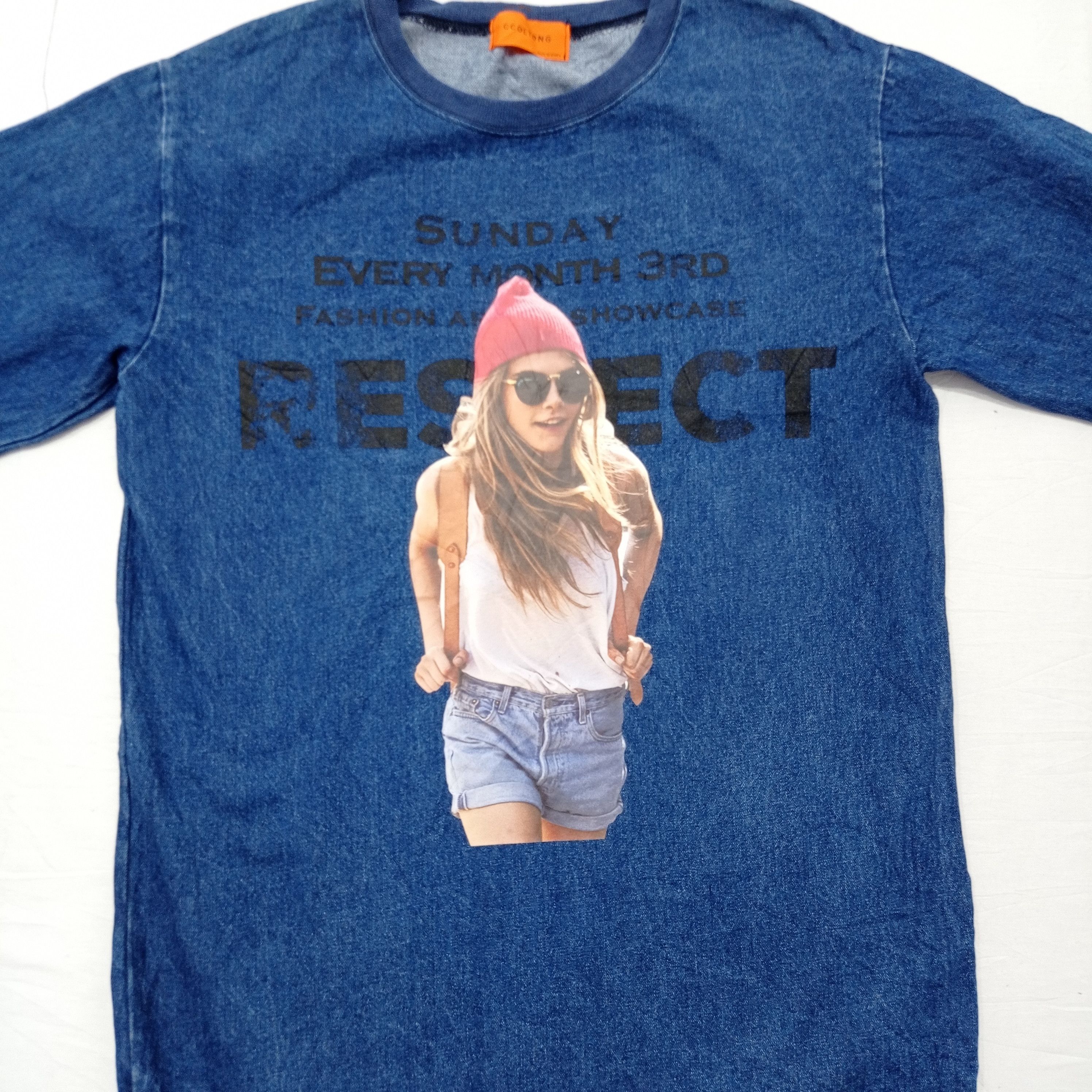 Beauty Beast CCOLTONG DENIM T SHIRT DRESS BIG LOGO Size US L / EU 52-54 / 3 - 10 Thumbnail