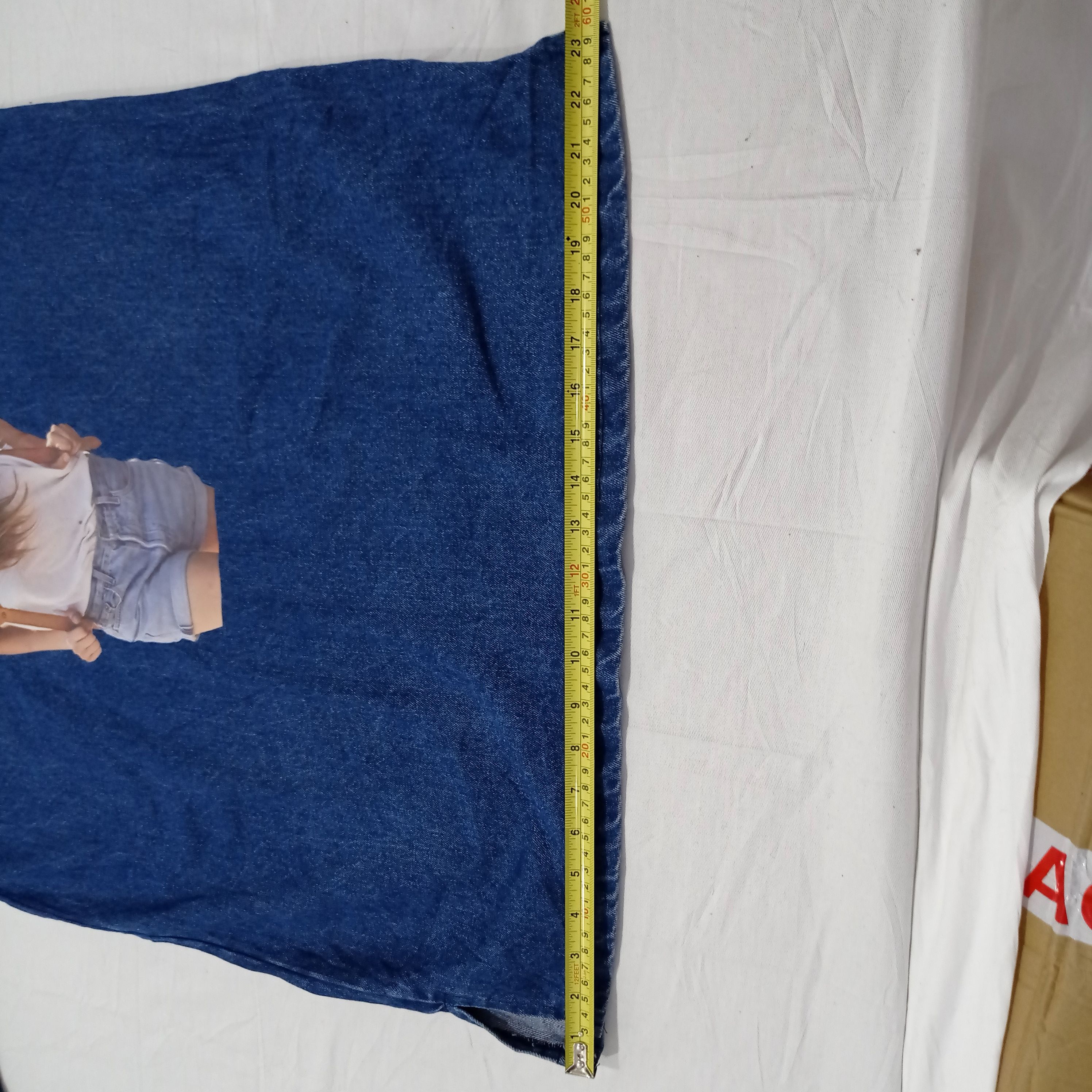 Beauty Beast CCOLTONG DENIM T SHIRT DRESS BIG LOGO Size US L / EU 52-54 / 3 - 12 Thumbnail