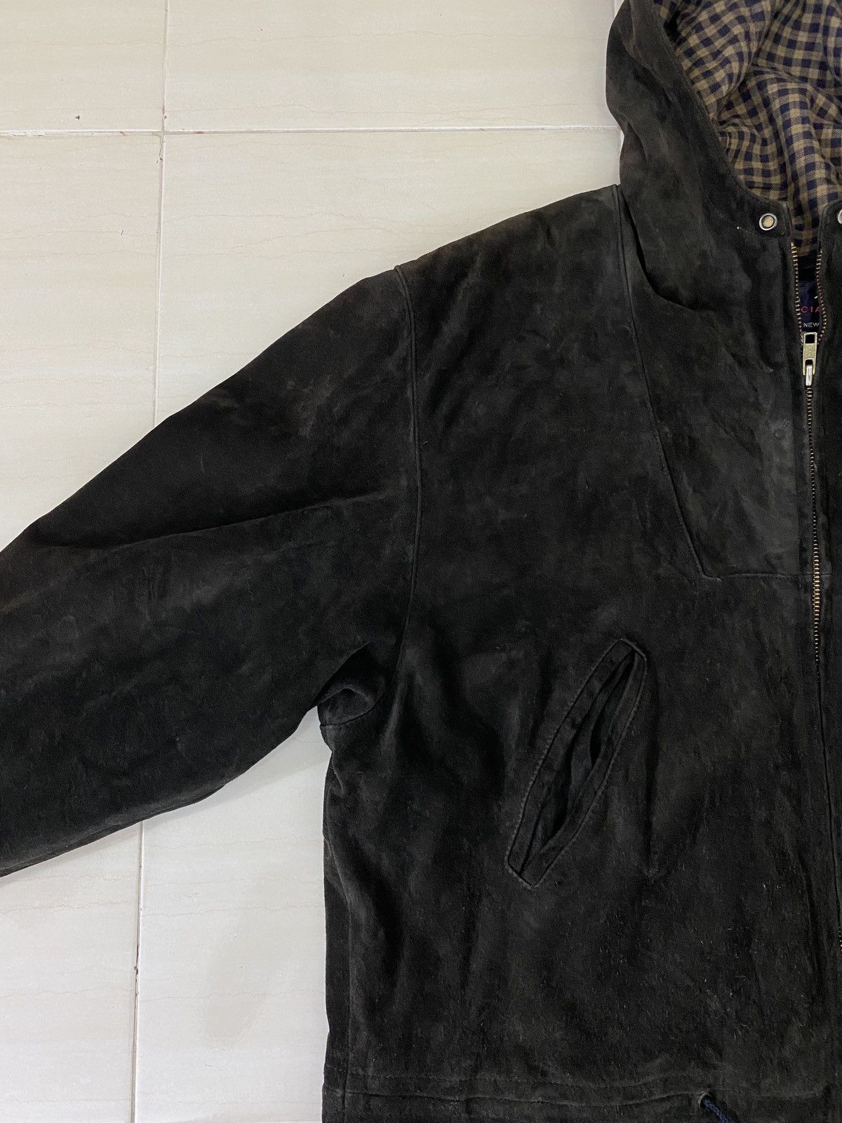 agnes b. 🔥ARCHIEVES🔥AGNES B. SPECIAL LEATHER JACKET HODDIES Size US L / EU 52-54 / 3 - 6 Thumbnail