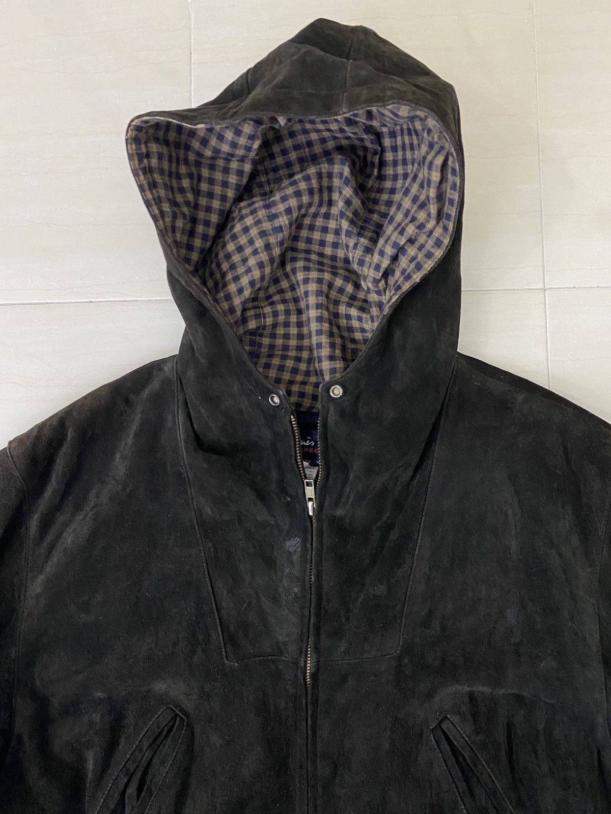 agnes b. 🔥ARCHIEVES🔥AGNES B. SPECIAL LEATHER JACKET HODDIES Size US L / EU 52-54 / 3 - 4 Thumbnail