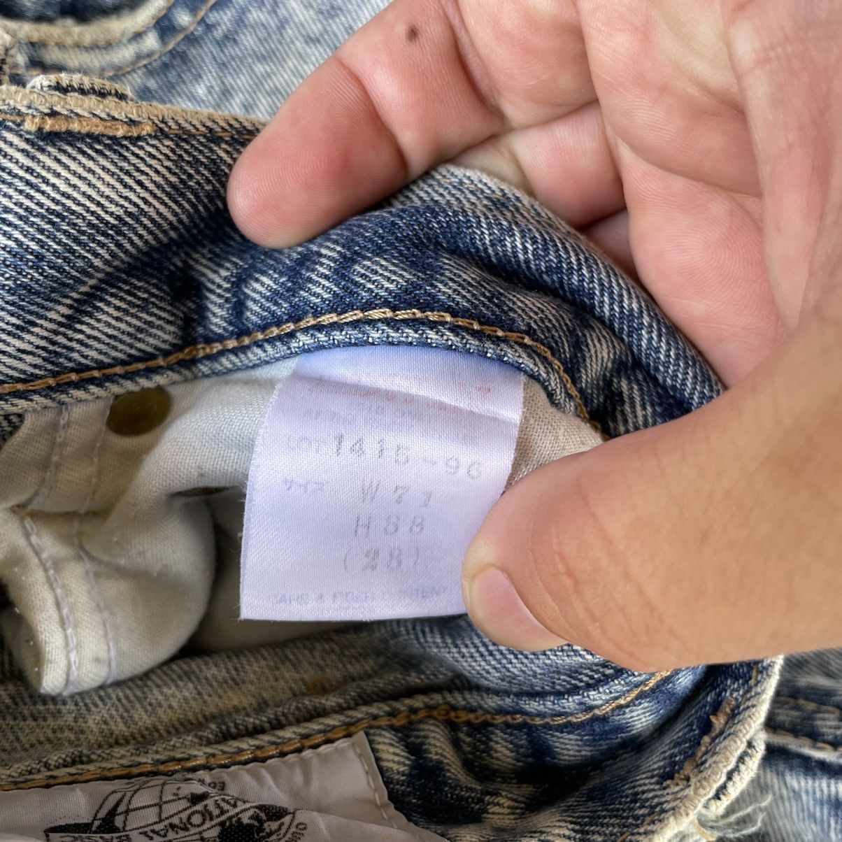Edwin × Vintage Vintage Edwin Faded Denim Jeans Pants W28x30.5 Size US 28 / EU 44 - 10 Thumbnail