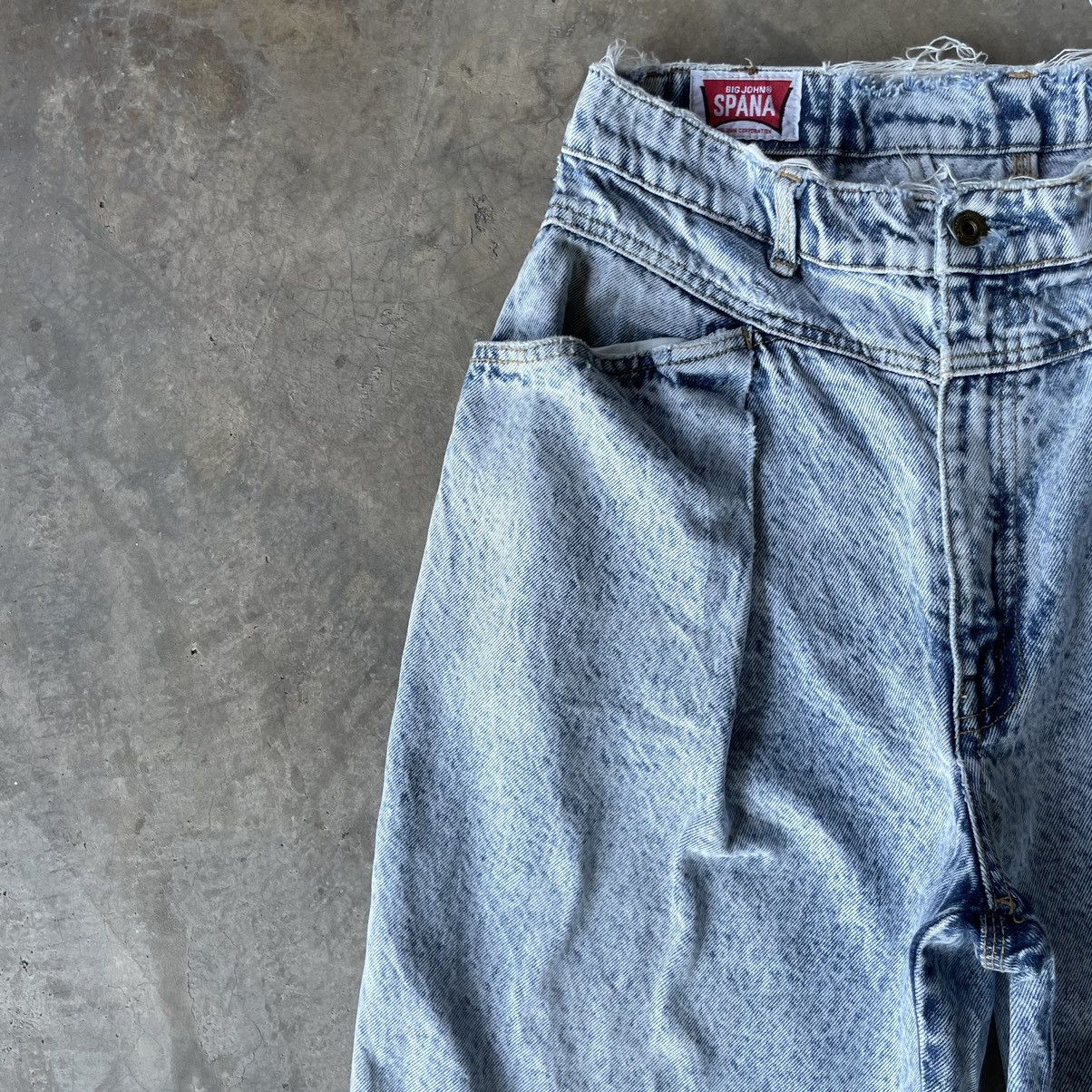 Big John × Jean Vintage Big John SPANA Faded Denim Jeans Pants W30 Size US 30 / EU 46 - 4 Thumbnail