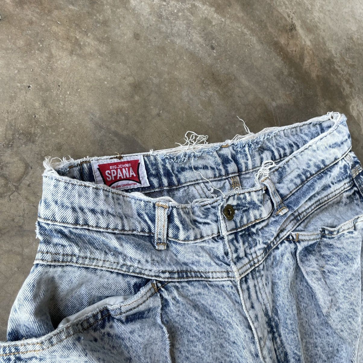 Big John × Jean Vintage Big John SPANA Faded Denim Jeans Pants W30 Size US 30 / EU 46 - 10 Thumbnail