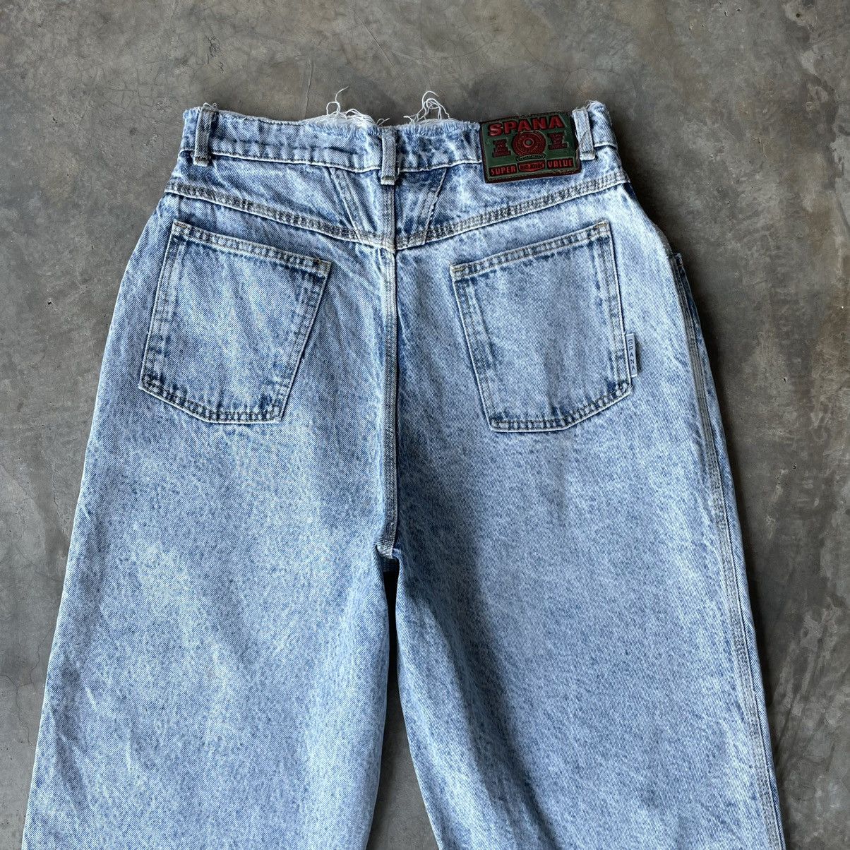 Big John × Jean Vintage Big John SPANA Faded Denim Jeans Pants W30 Size US 30 / EU 46 - 15 Thumbnail