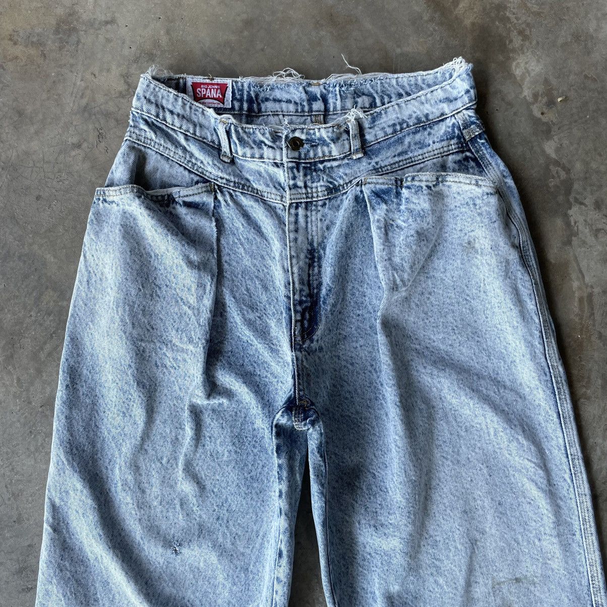 Big John × Jean Vintage Big John SPANA Faded Denim Jeans Pants W30 Size US 30 / EU 46 - 3 Thumbnail
