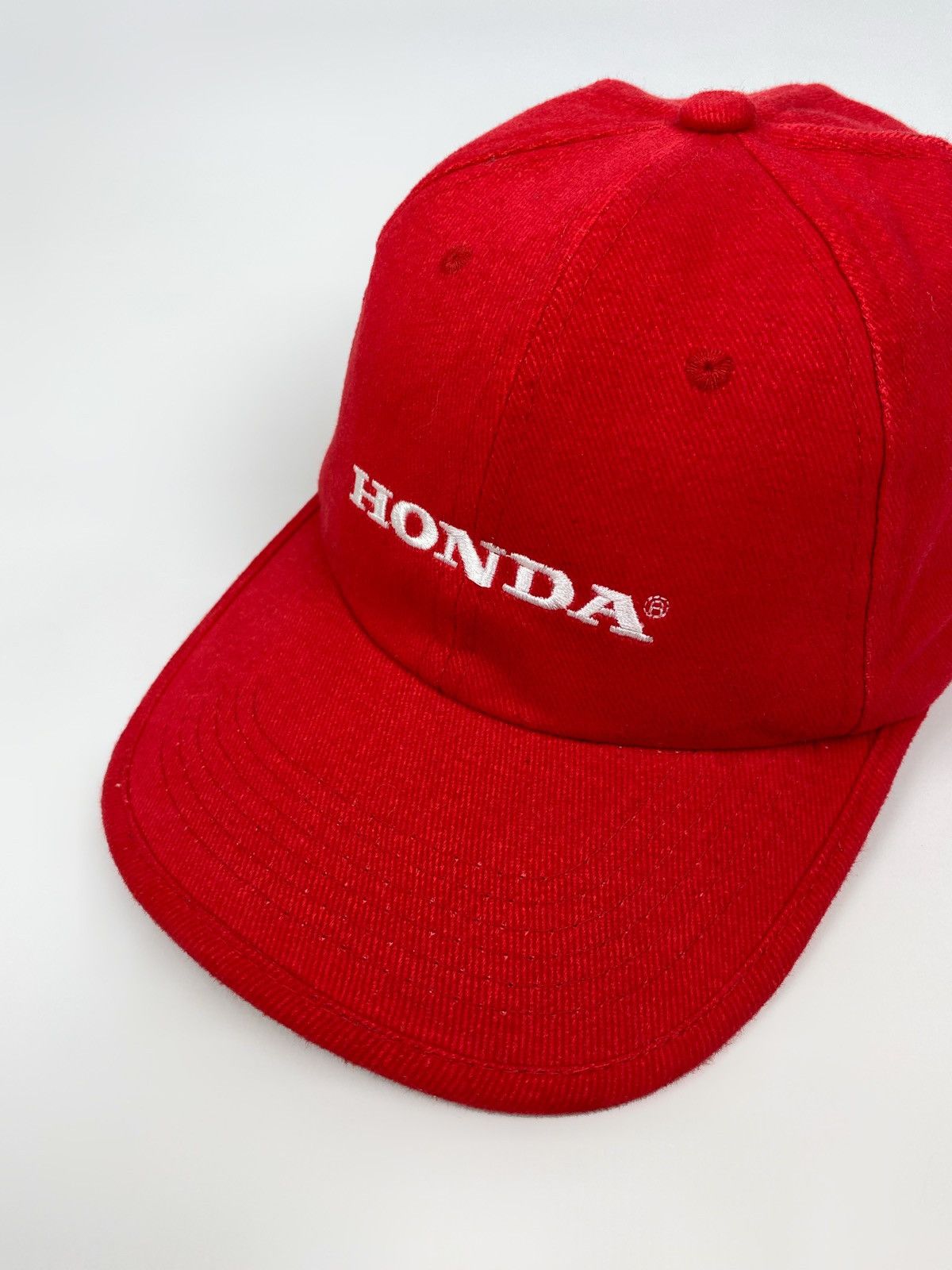 Honda 1990’s Vintage Honda Racing Team Spell Out Strap Back Cap Size ONE SIZE - 6 Thumbnail