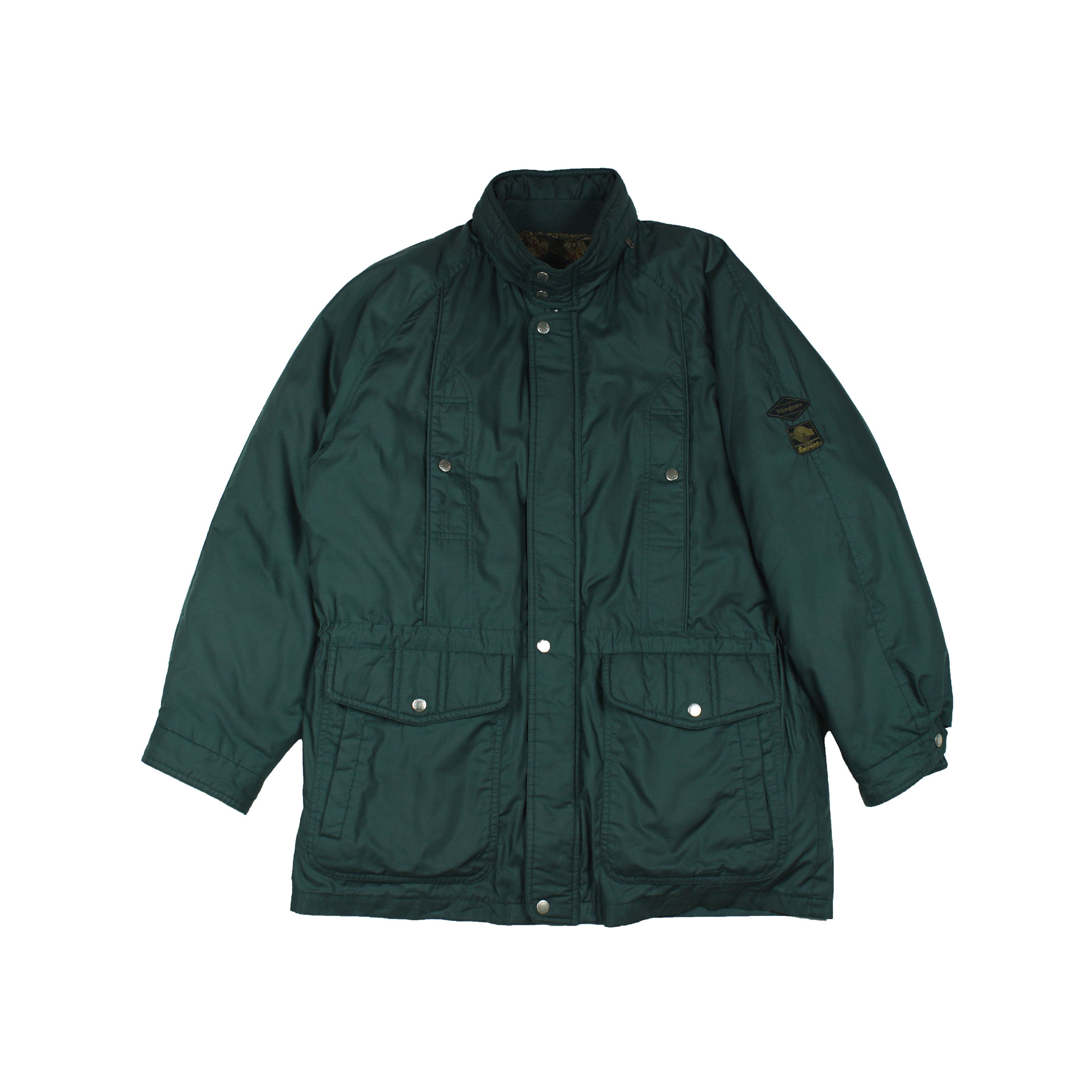 90s Yves Saint Laurent YSL Parkas Patch Jacket