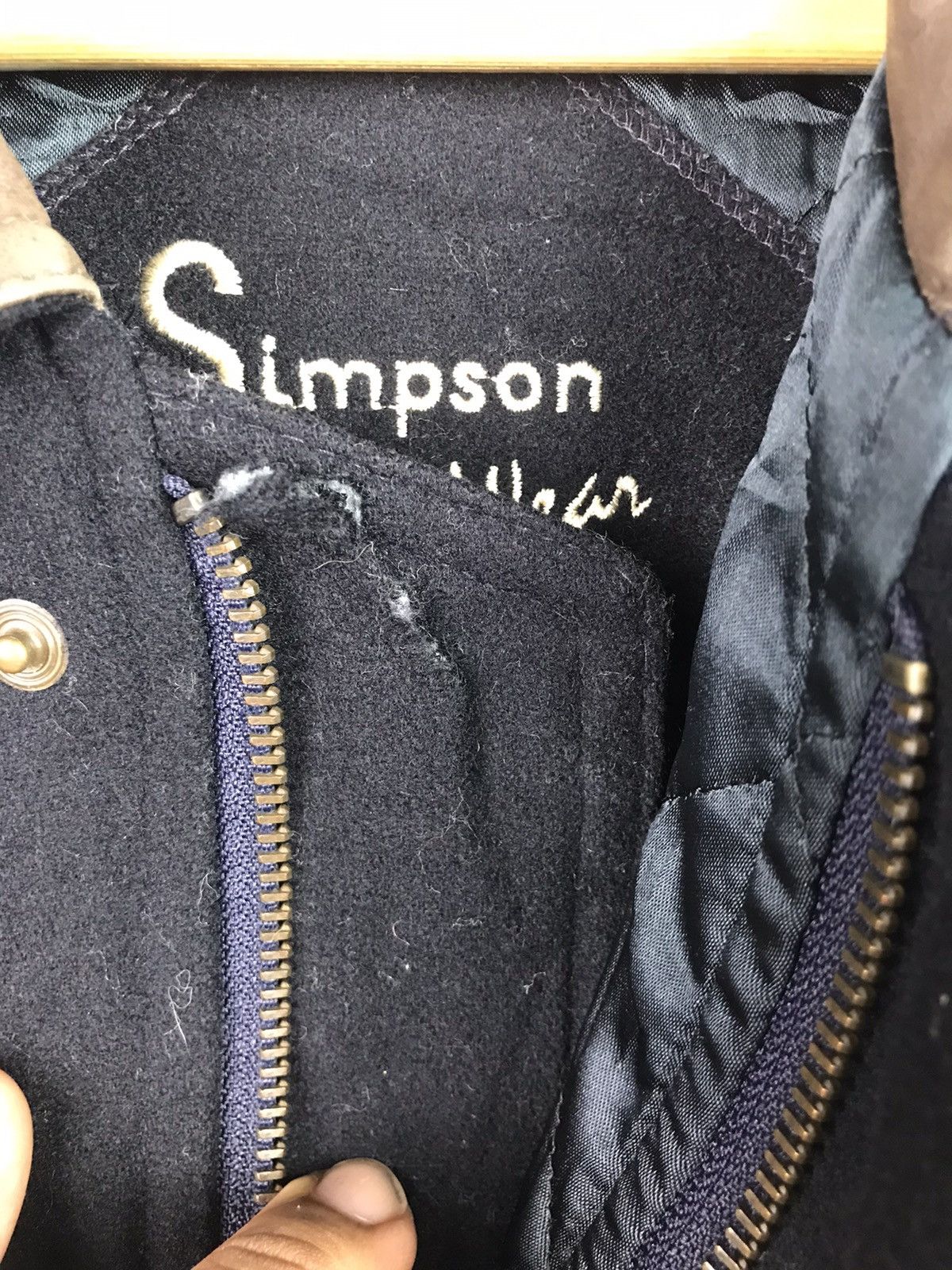 Japanese Brand × Vintage Simpson Wool Buttons Rare Design jacket Size US XXL / EU 58 / 5 - 9 Thumbnail