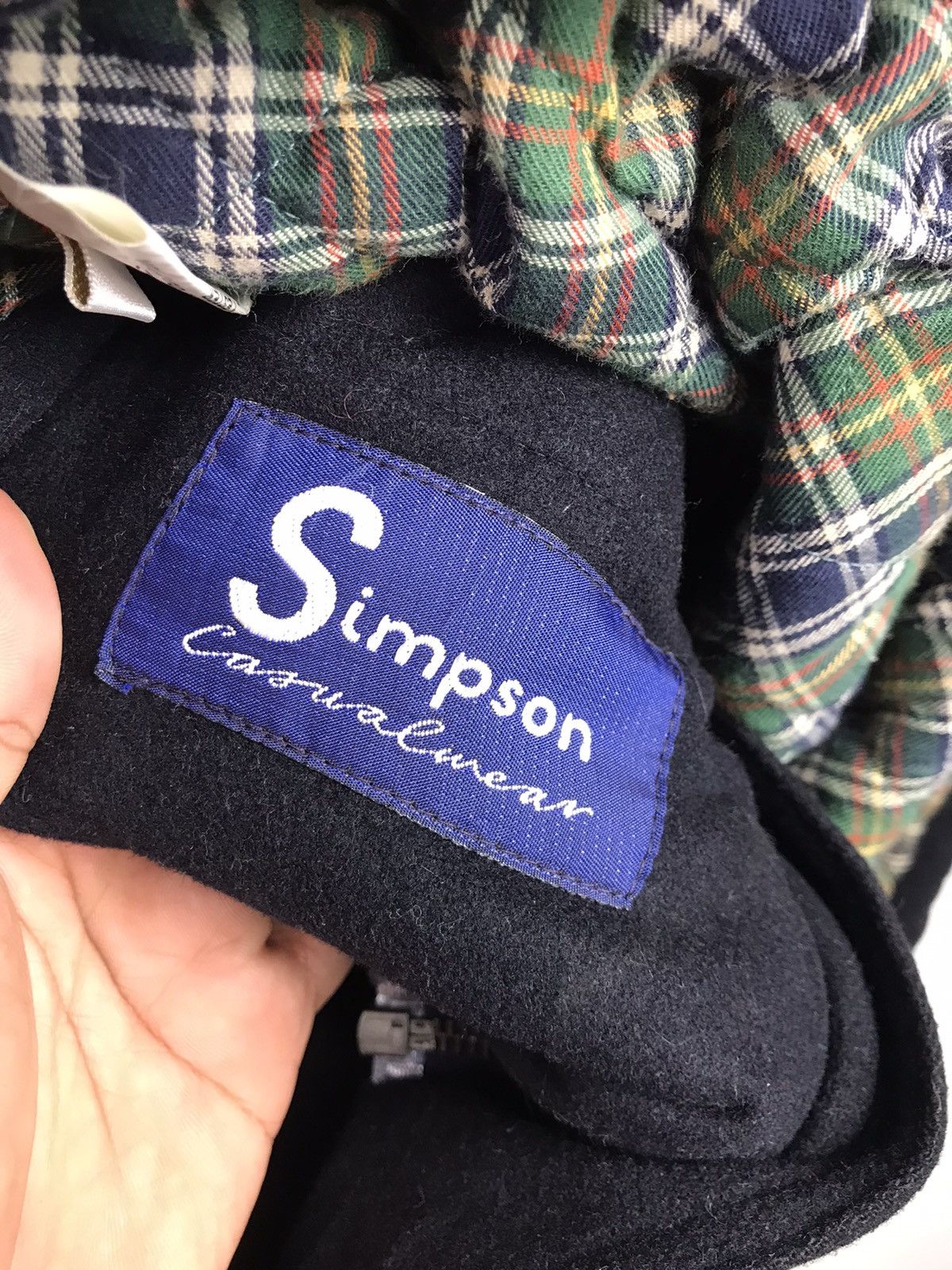 Japanese Brand × Vintage Simpson Wool Buttons Rare Design jacket Size US XXL / EU 58 / 5 - 10 Thumbnail