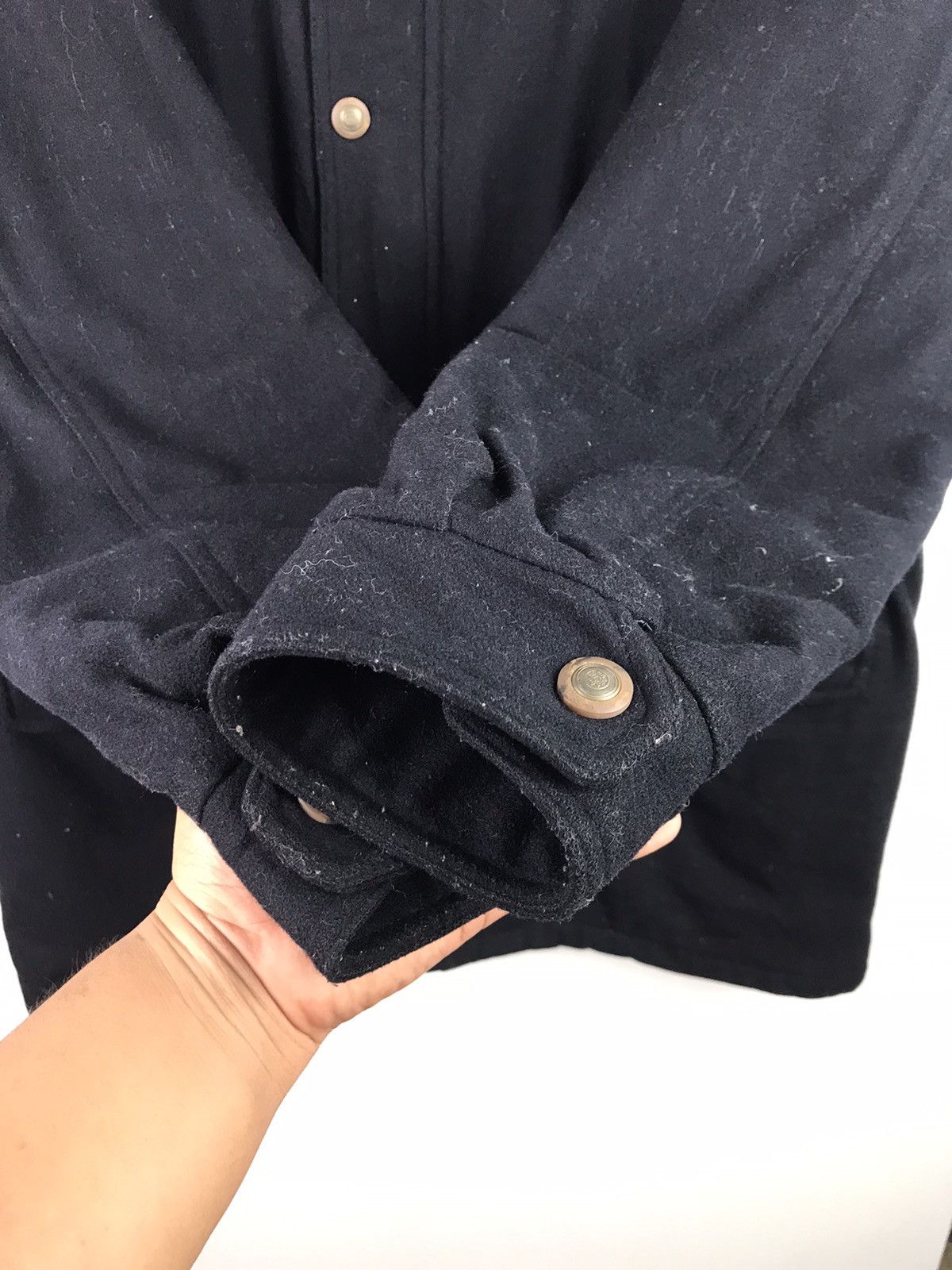 Japanese Brand × Vintage Simpson Wool Buttons Rare Design jacket Size US XXL / EU 58 / 5 - 8 Thumbnail