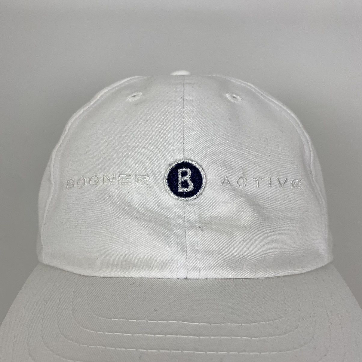 Bogner 1990‘s Vintage Bogner Active Logo 6 Panel Snap Back Cap Size ONE SIZE - 6 Thumbnail