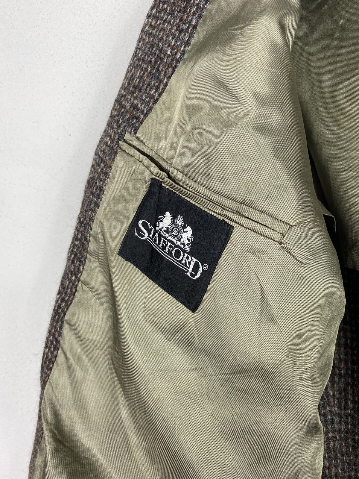 Designer × Harris Tweed × Stafford Stafford x Harris Tweed Wool Jacket Size US L / EU 52-54 / 3 - 15 Thumbnail