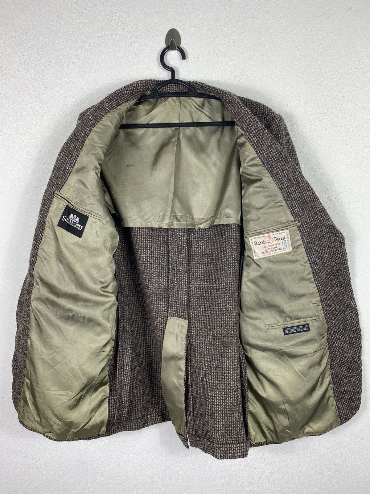 Designer × Harris Tweed × Stafford Stafford x Harris Tweed Wool Jacket Size US L / EU 52-54 / 3 - 13 Thumbnail