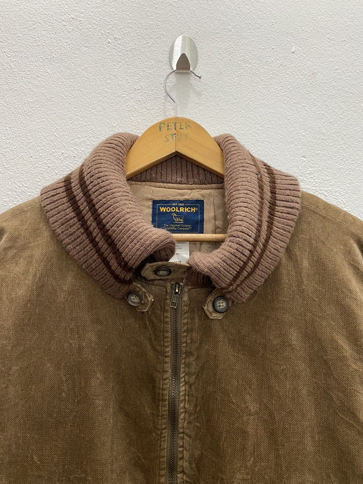 Woolrich Woolen Mills WOOL RICH VELVET ZIPPER DOWN JACKET Size US L / EU 52-54 / 3 - 5 Thumbnail