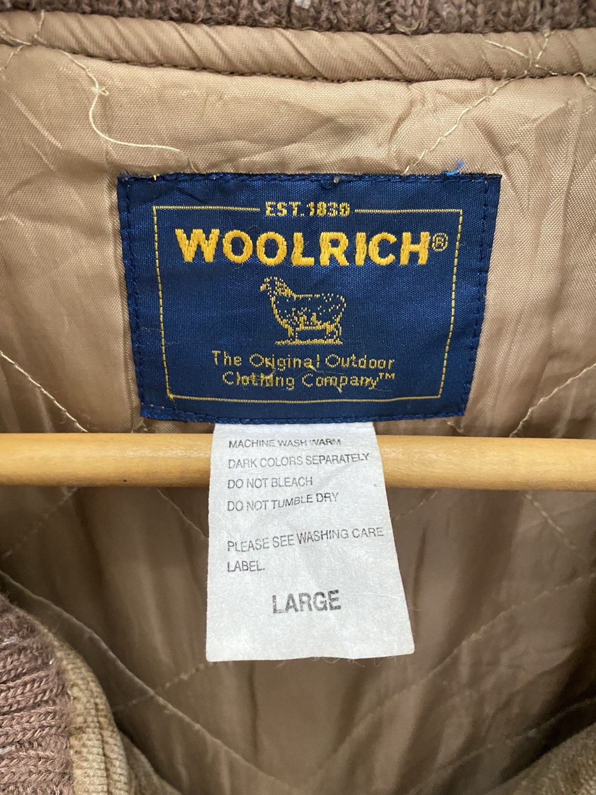 Woolrich Woolen Mills WOOL RICH VELVET ZIPPER DOWN JACKET Size US L / EU 52-54 / 3 - 9 Thumbnail
